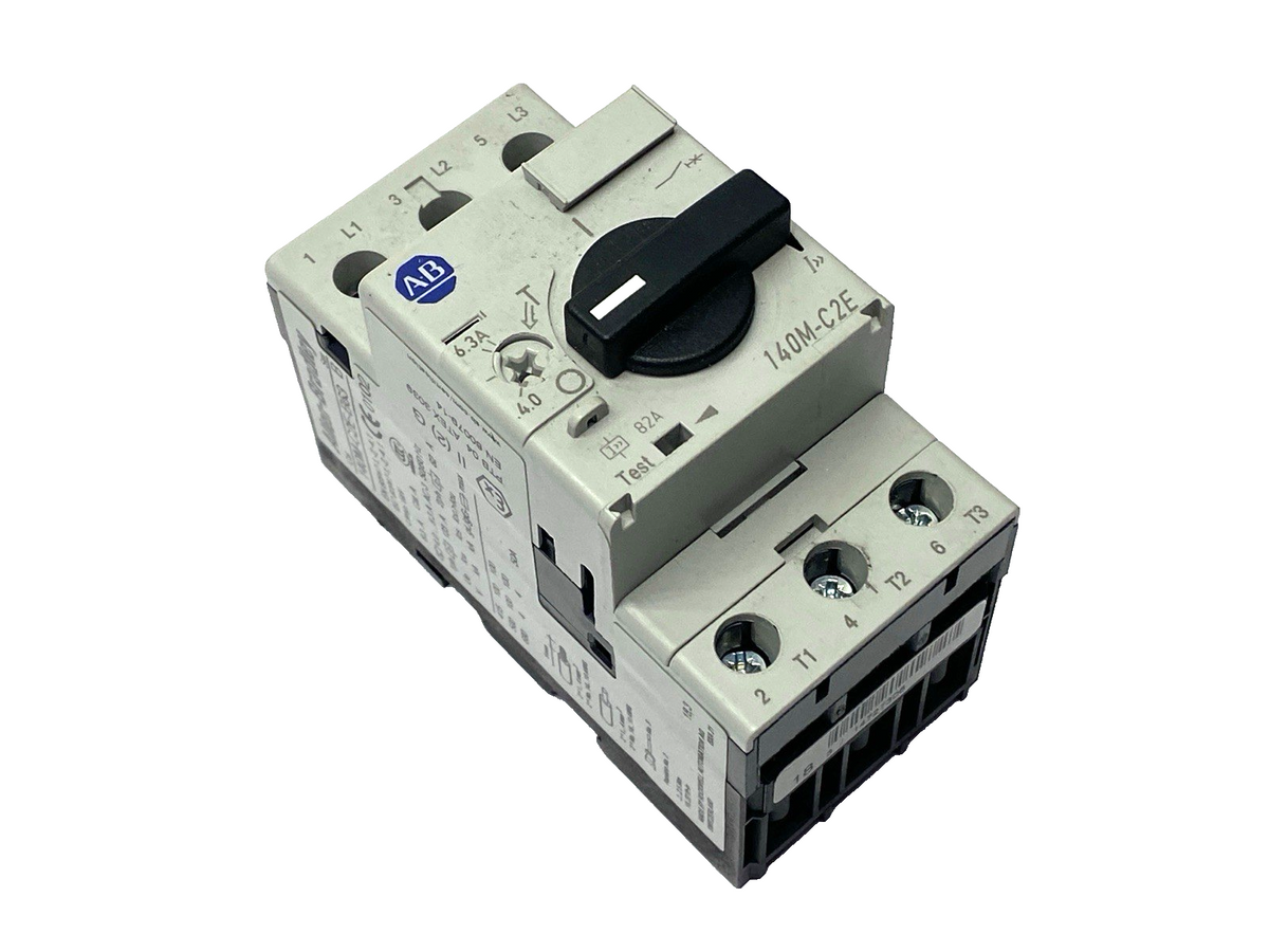 Allen Bradley 140M-C2E-B63 Ser. B Motor Protection Circuit Breaker 4.0-6.3A - Maverick Industrial Sales