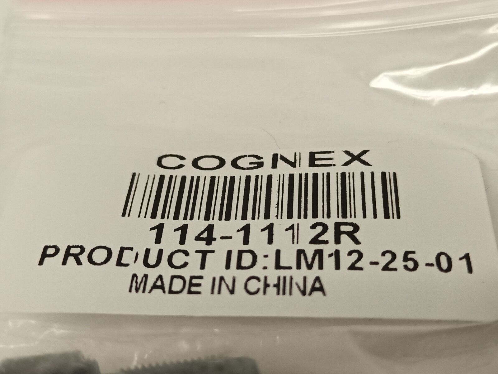 Cognex LM12-25-01 S-Mount Lens 25mm f/2.0 114-1112R - Maverick Industrial Sales