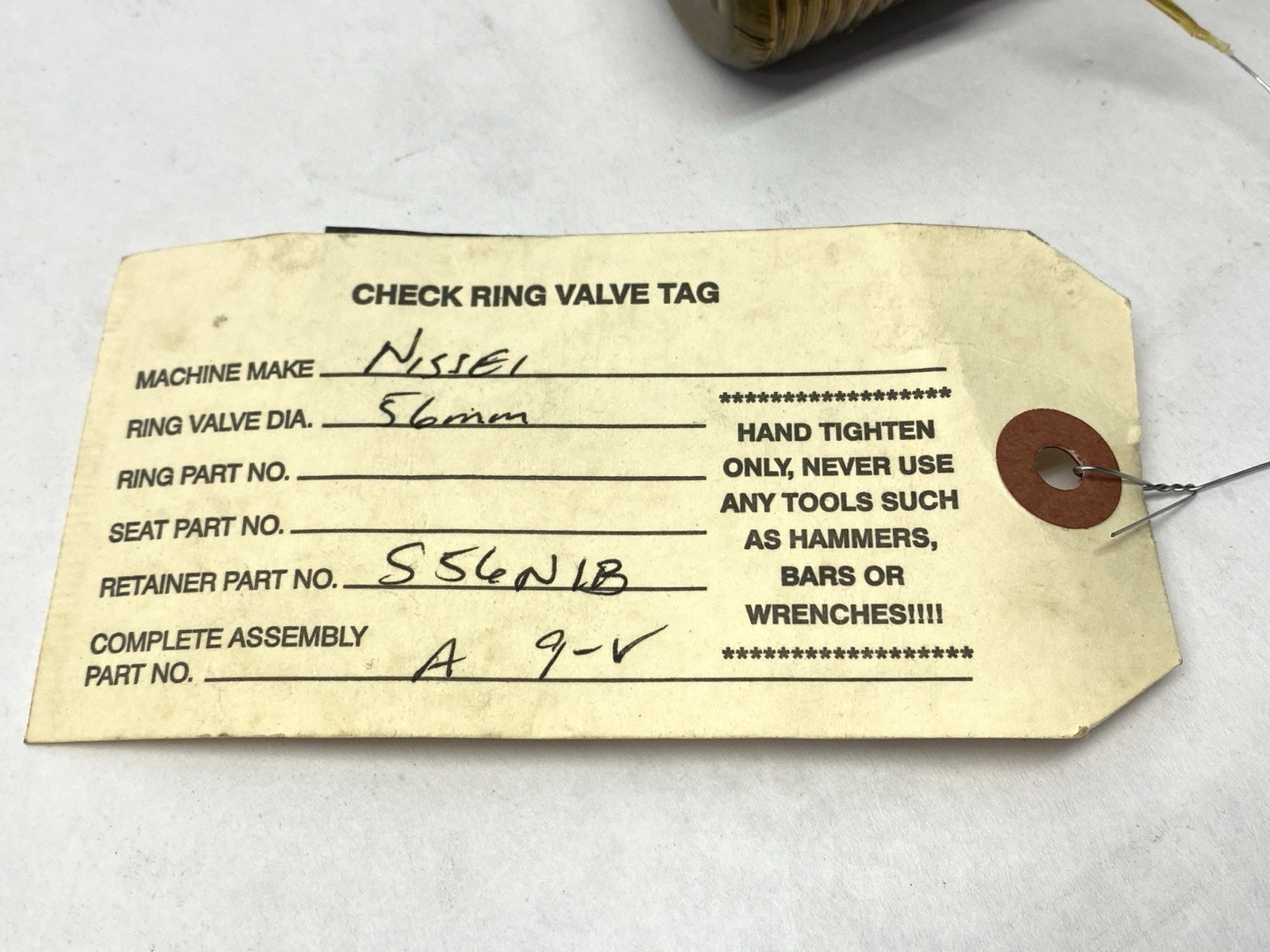 S56NIB | Nissei Injection Mold Screw Tip 56mm - New – Open box - Maverick Industrial Sales