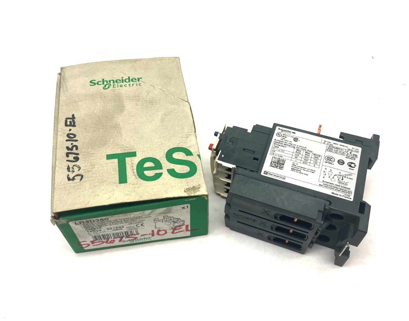 Schneider Electric LR3D350 TeSys Deca Thermal Overload Relay 921592 - Maverick Industrial Sales