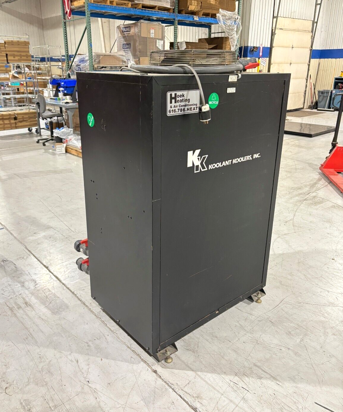 Koolant Koolers KV 3000 Refrigerant Cooler, 1.5HP, 460V - Maverick Industrial Sales