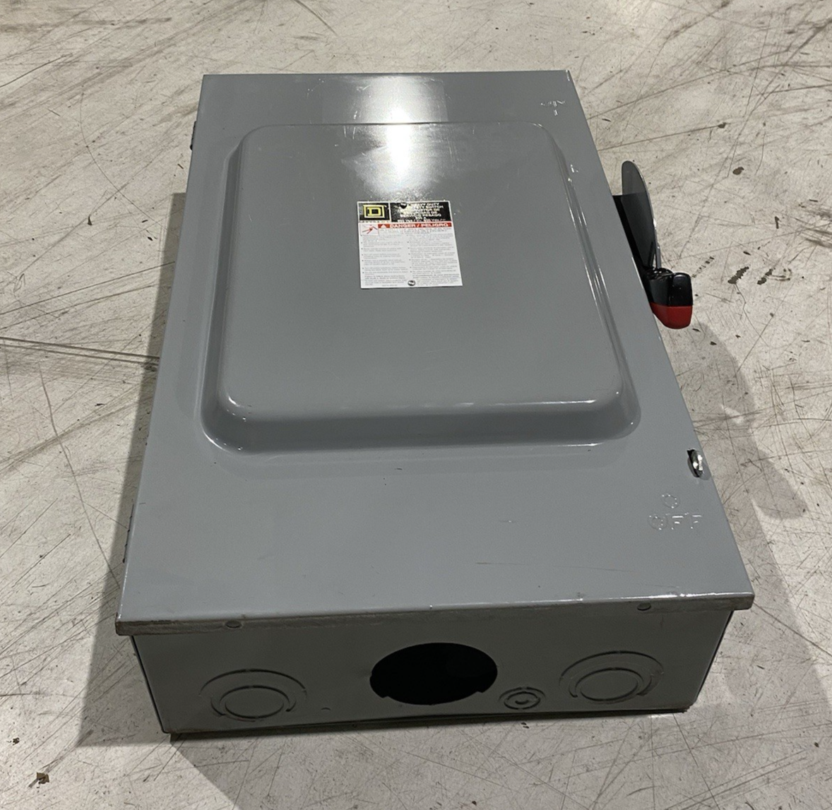 H364N | Schneider Square D Safety Switch, Heavy Duty, Fusible, 200A, 4-Wire 3-pole - Used - Maverick Industrial Sales