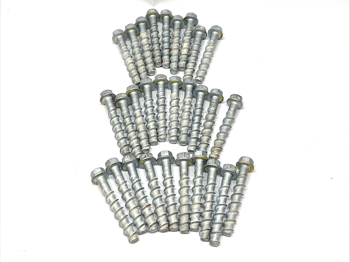Hilti 434437 KH Screw Anchor 3/8" x 3" LOT OF 29 - Maverick Industrial Sales
