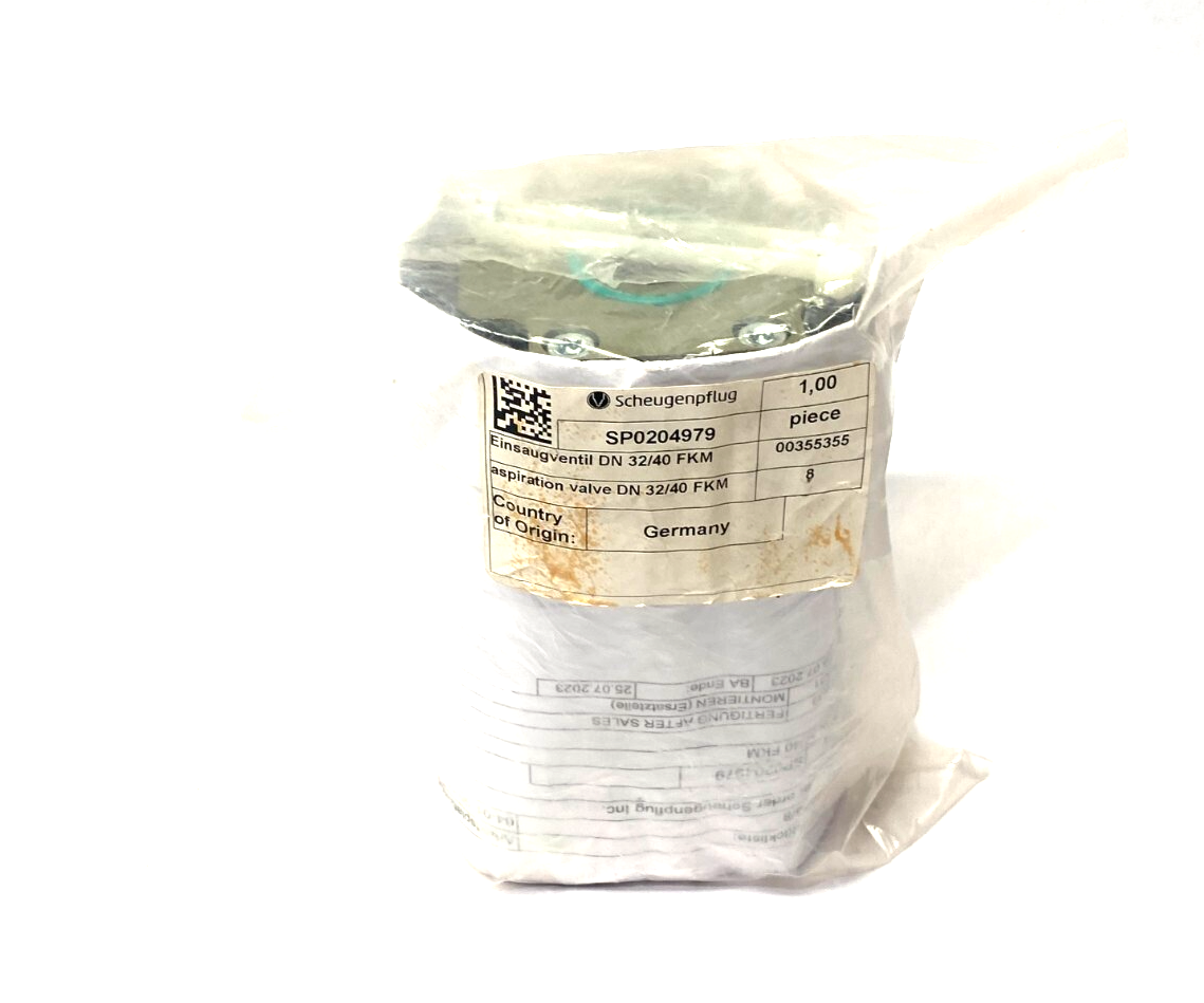 Scheugenpflug SP0204979 Aspiration Valve DN 32/40 FKM - Maverick Industrial Sales