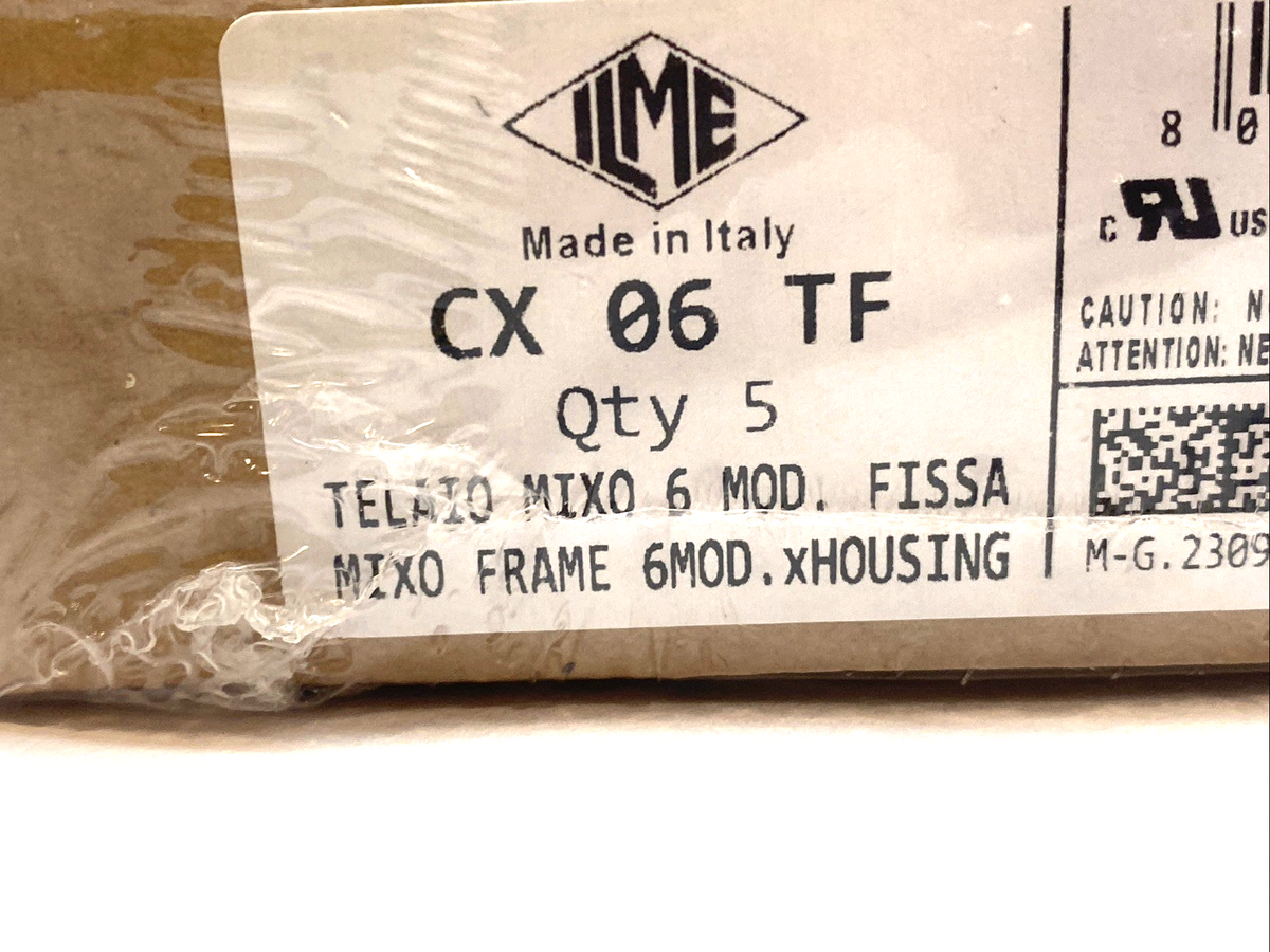 CX 06 TF | ILME MIXO Modular Connector Holding Frame PKG OF 5 - New - Maverick Industrial Sales