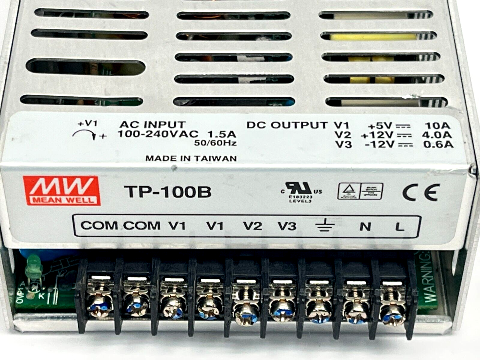 TP-100B | Mean Well Power Supply 5-12VDC - Used - Maverick Industrial Sales