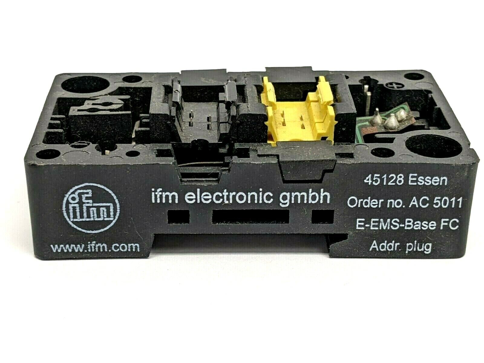 ifm AC5011 EEMS-Base FC Addressing Socket Lower Part for AS-Interface Module - Maverick Industrial Sales