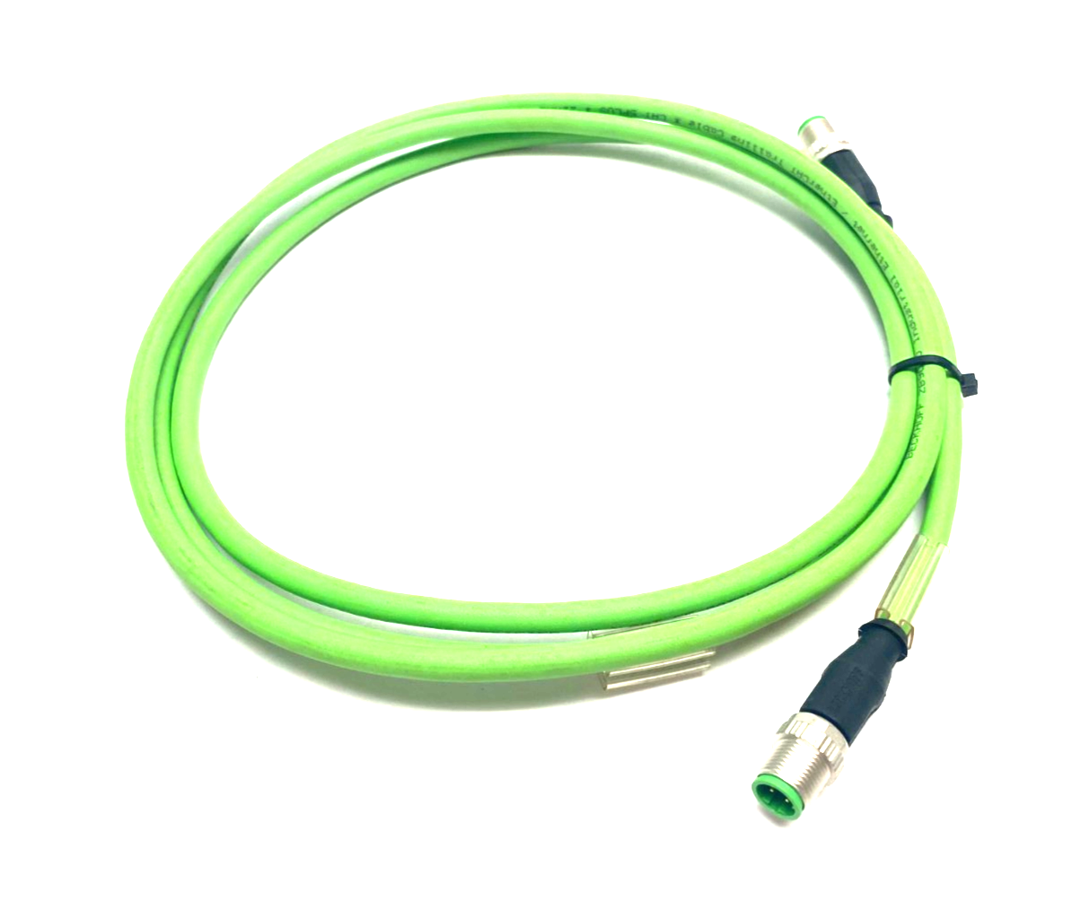 Beckhoff ZK1090-6161-0020 Double Ended EtherCAT Cable M12 4-Pin 2m Length 042269 - Maverick Industrial Sales