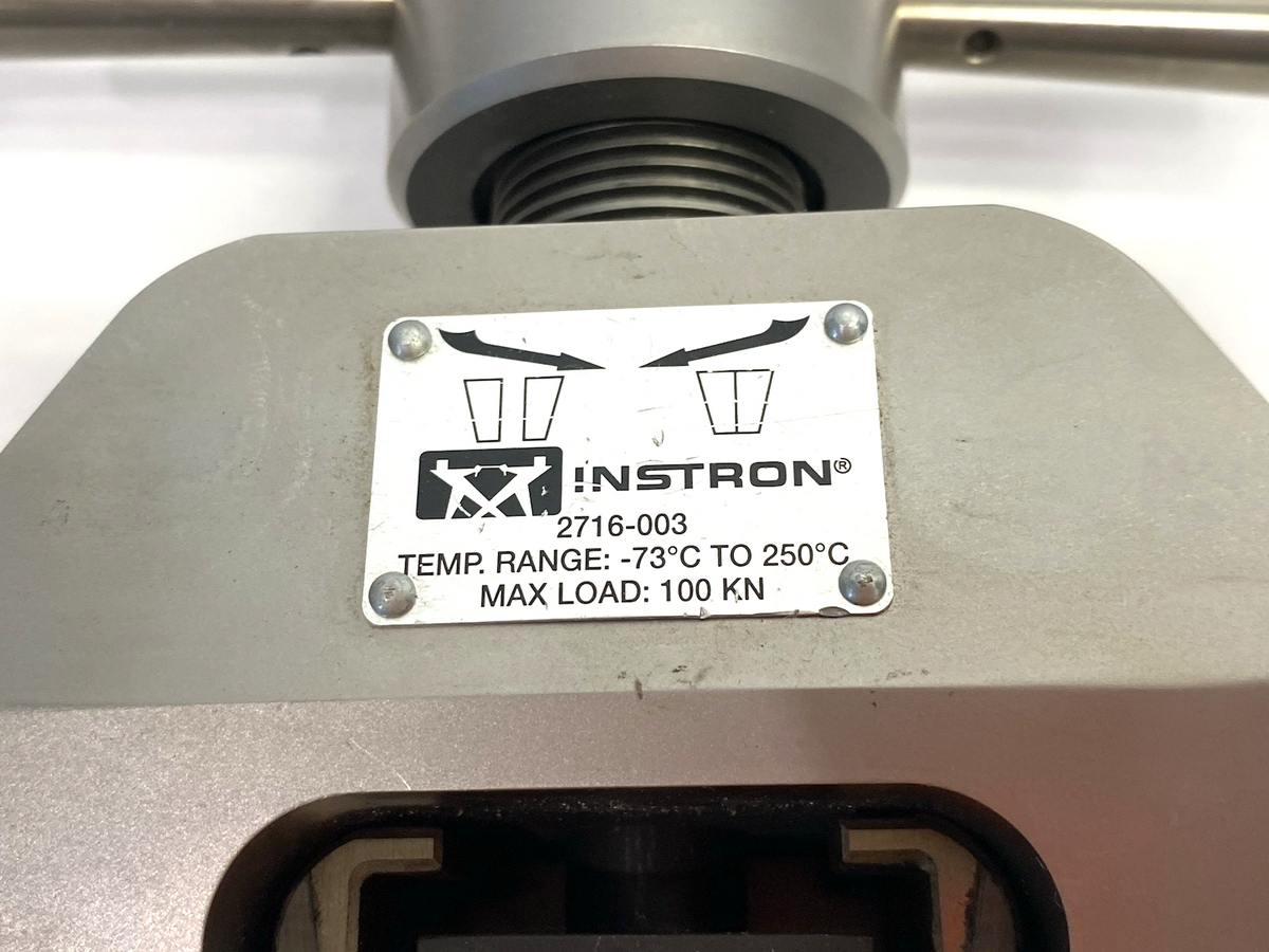 Instron 2716-003 Mechanical Wedge Action Tensile Grips, High-Force, Manual 100kN - Maverick Industrial Sales