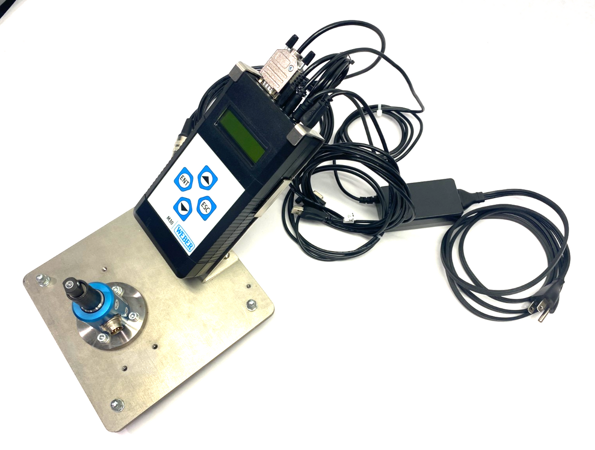 M30 | Weber Screw Driving Syst. Torque Gauge, 10 Sets of Parameters, 1/1.000 sec. - Maverick Industrial Sales