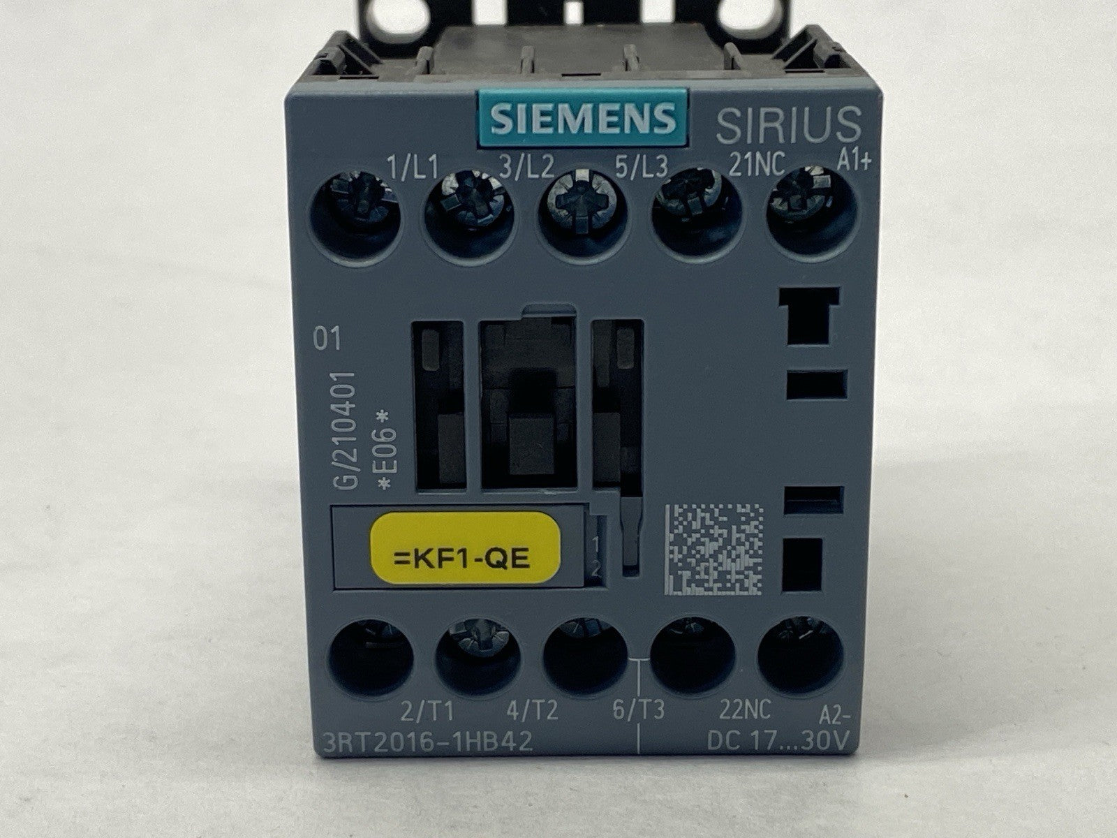 Siemens 3RT2016-1HB42 Power Contactor 3-Pole 9A 4kW 400V 24VDC - Maverick Industrial Sales