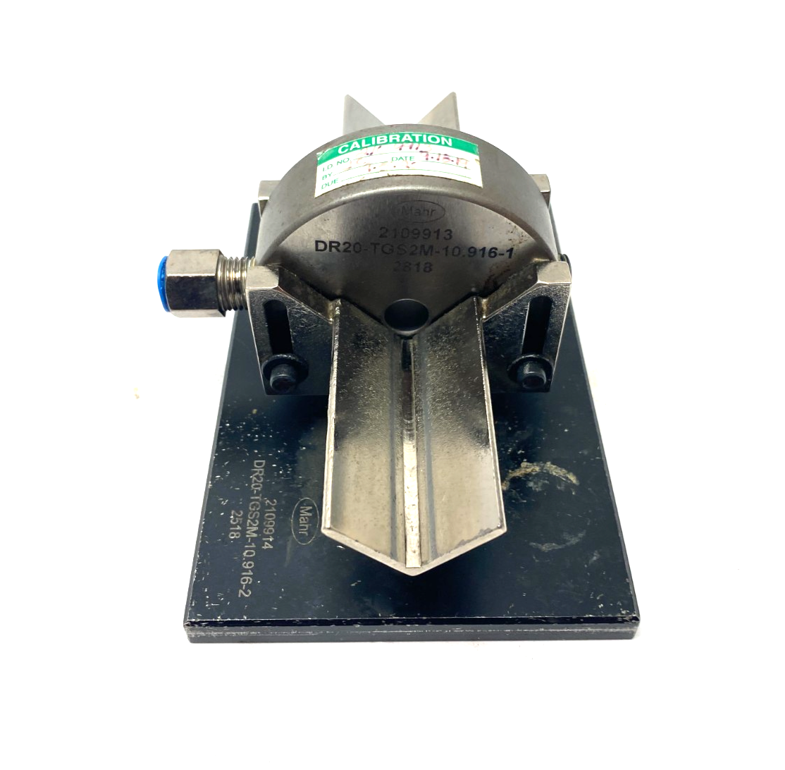 Mahr 2109913 Dimensionair 2-Jet Air Ring Gauge DR20-TGS2M-10.916-1 w/ Base Plate - Maverick Industrial Sales
