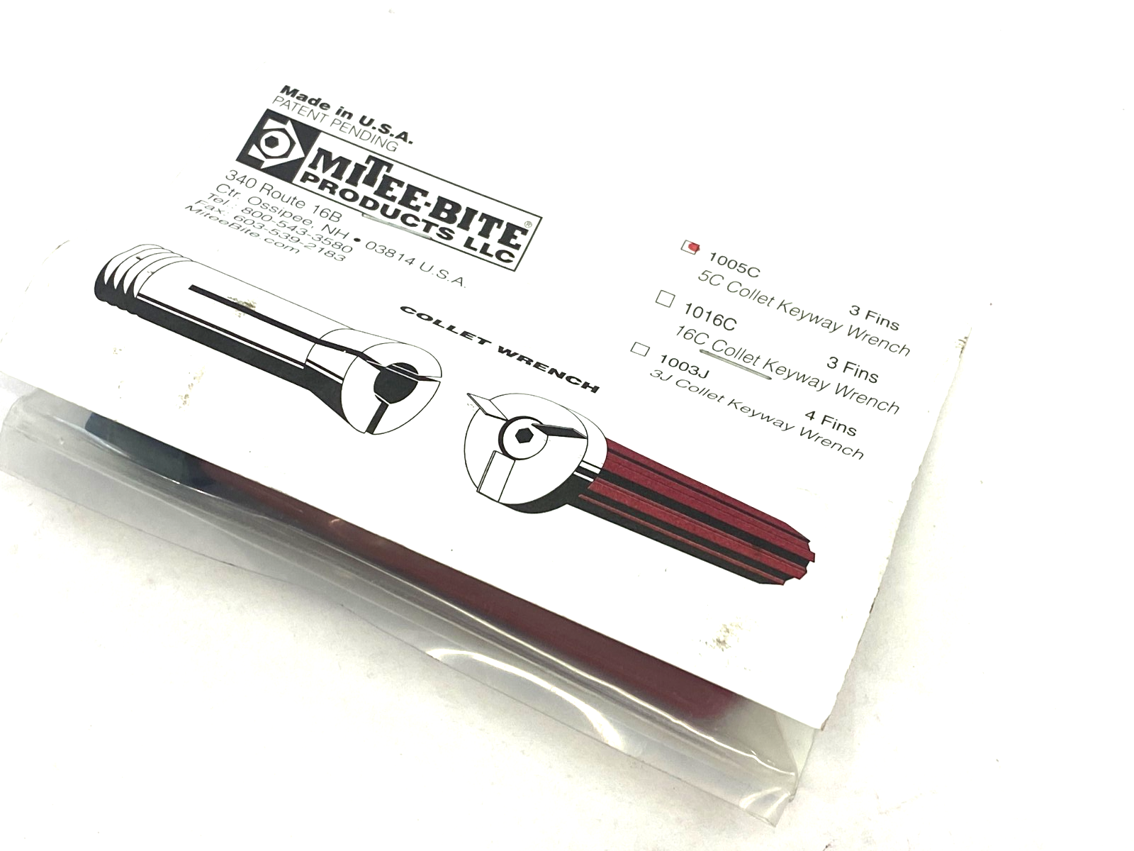 Mitee Bite 1005C Collet Keyway Wrench C5 - Maverick Industrial Sales