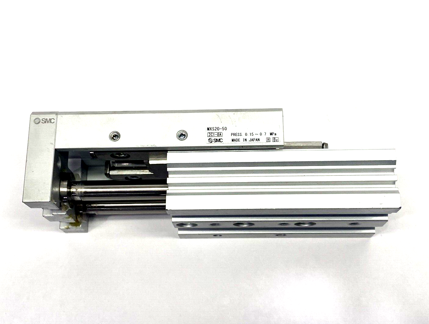SMC MXS20-50 Pneumatic Slide Table Cylinder 20mm Bore 50mm Stroke - Maverick Industrial Sales