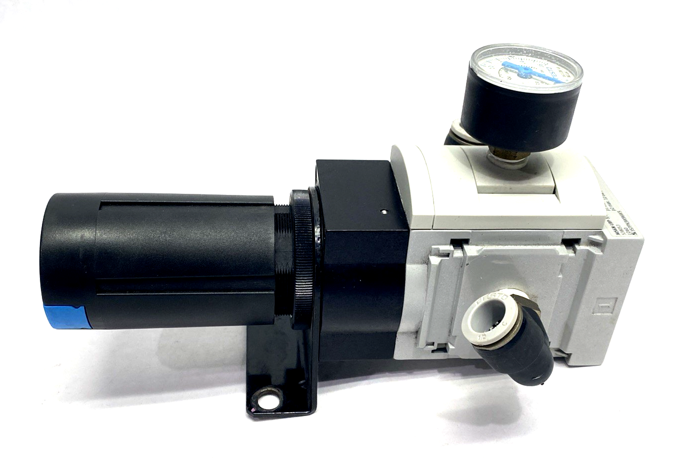 MS6N-LRP-3/8-D7-A8M-AS | Festo Pressure Regulator 3/8" NPT 1/2" Tube OD 538053 - Used - Maverick Industrial Sales