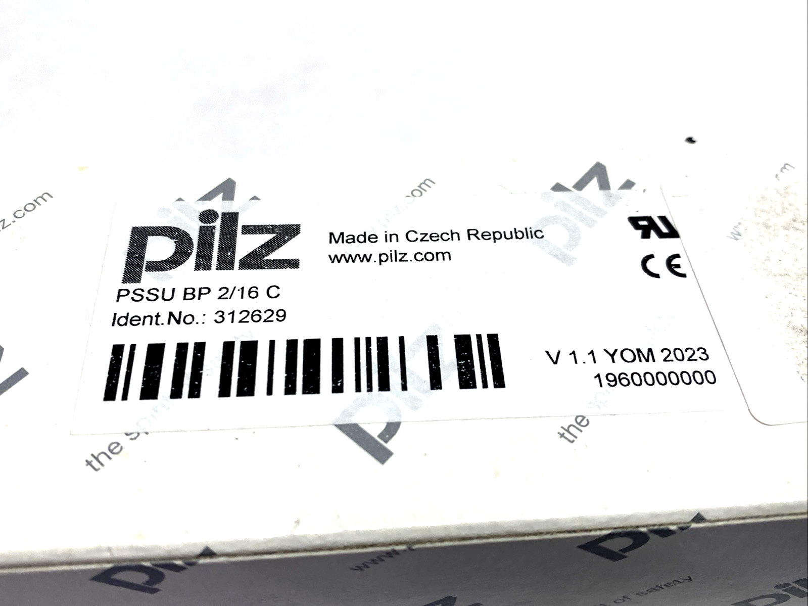 Pilz PSSu BP 2/16 C Base Module For I/O Electronic Module, Double Width 312629 - Maverick Industrial Sales