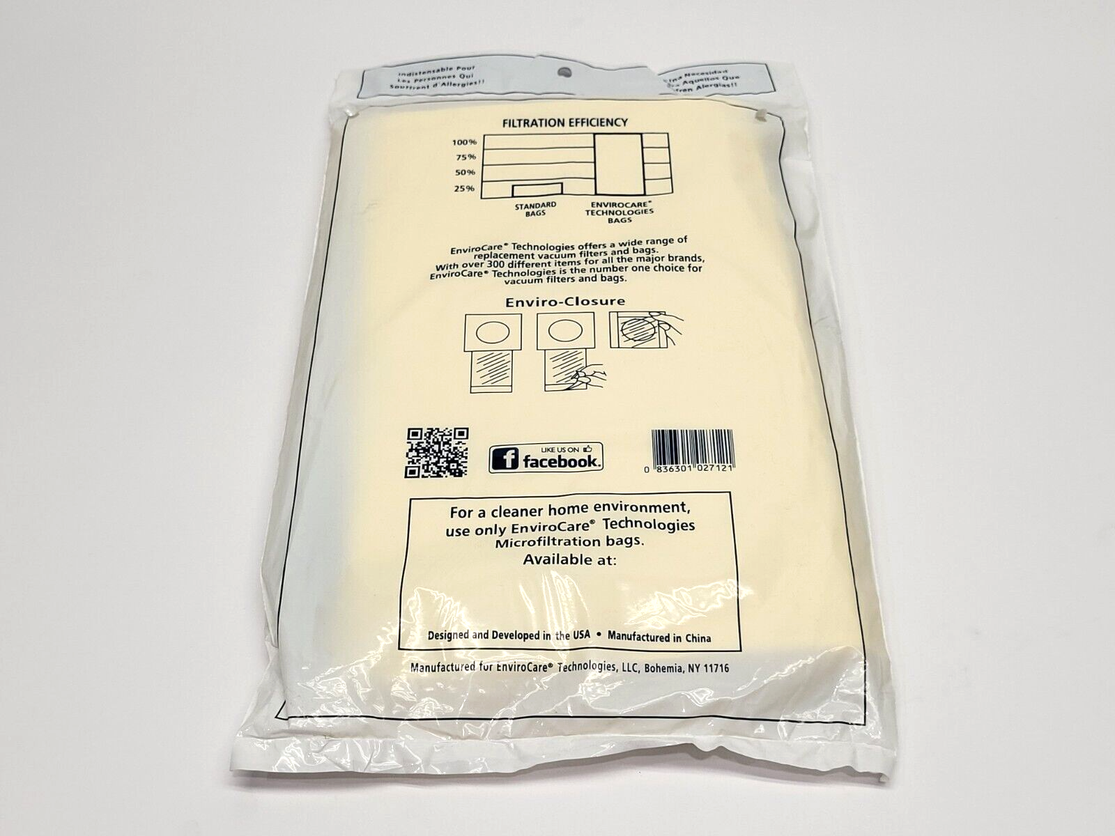Envirocare Technologies Shop Vac Type H Micro Filtration 5-8 Gallons - Maverick Industrial Sales
