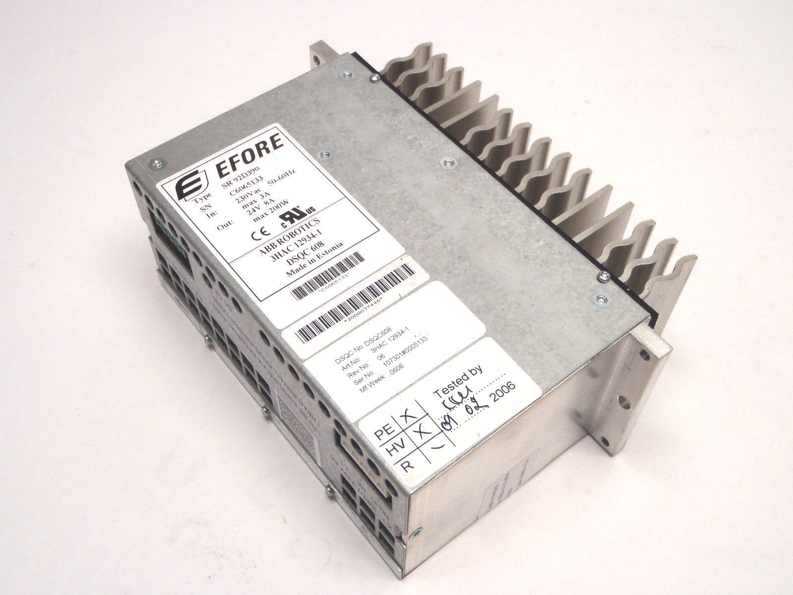 ABB SR 92D390 Power Supply 230VAC 50-60Hz 3HAC 12934-1 DSQC608 - Maverick Industrial Sales