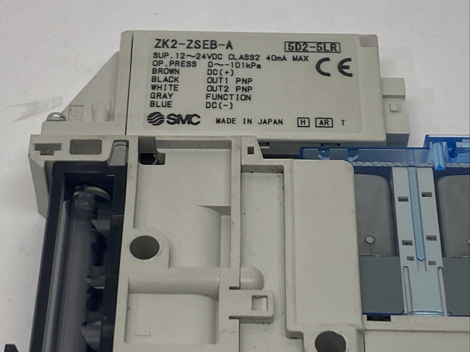 SMC ZK2A07K5NL3A-07-BJ Vacuum Generator w/ ZK2-ZSEB-A Pressure Switch - Maverick Industrial Sales