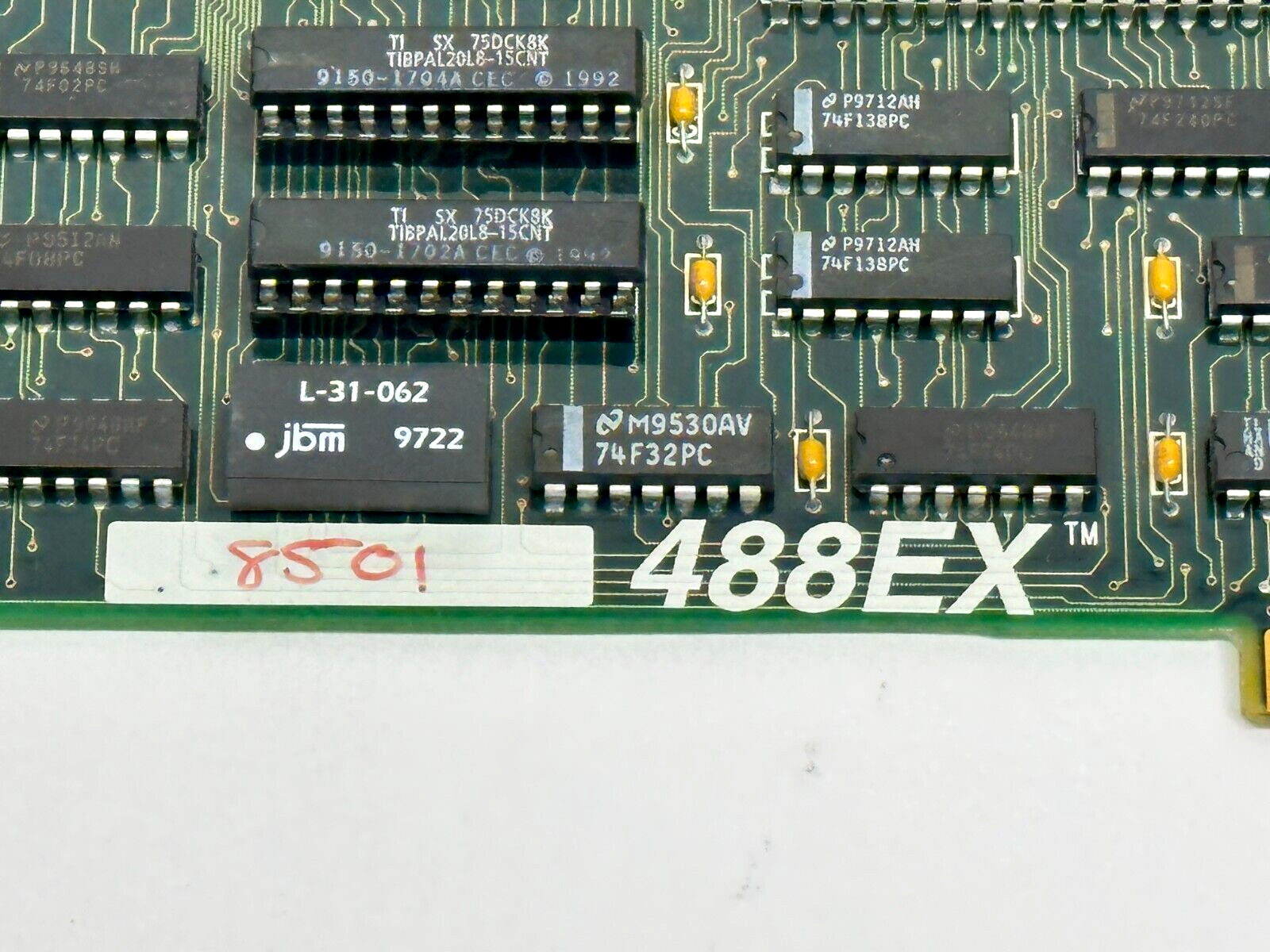 CEC 01000-60700 488EX 16-Bit ISA Bus Card - Maverick Industrial Sales