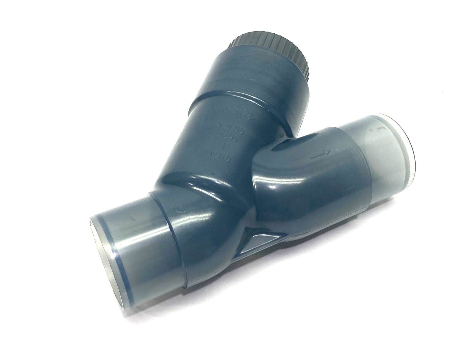 GF 192304013 Angle Seat 3" Check Valve type 304 PVC-U DN80 PN10 EPDM - Maverick Industrial Sales
