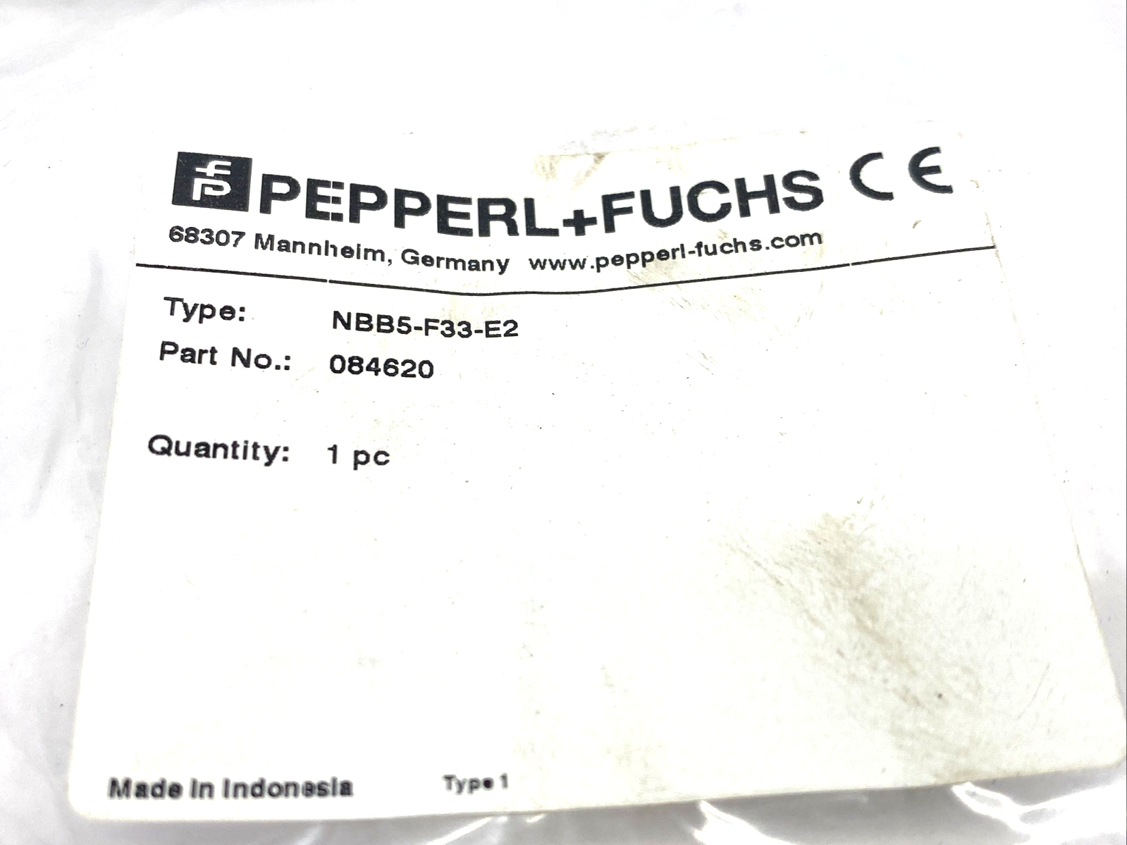 Pepperl+Fuchs NBB5-F33-E2 Inductive Sensor 84620 - Maverick Industrial Sales