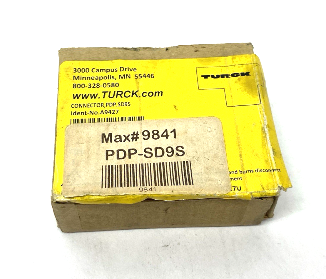 PDP-SD9S | Turck Field Wireable PROFIBUS-DP Cable Connector, D-Sub Conn. A9427 - Used - Maverick Industrial Sales