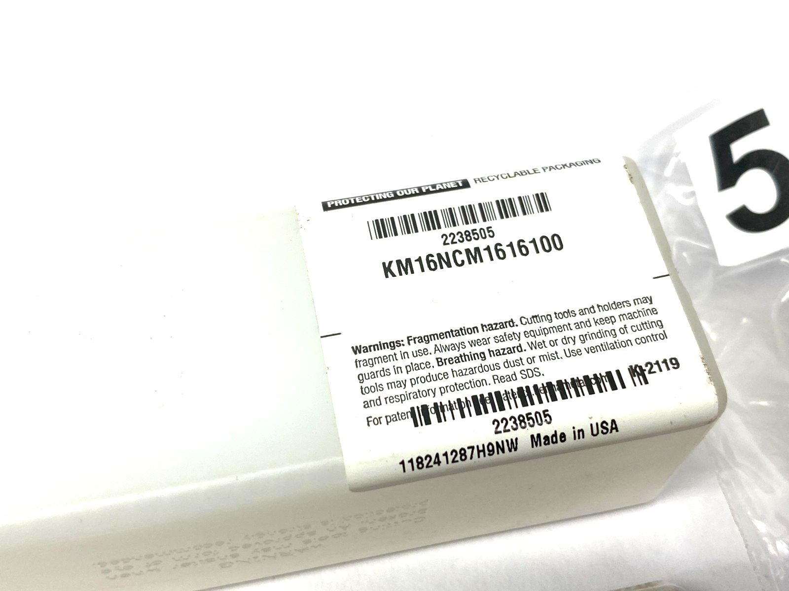 2238505 | Kennametal KM Micro™ Clamping Unit NCM Square Shank KM16NCM1616100 - New - Maverick Industrial Sales