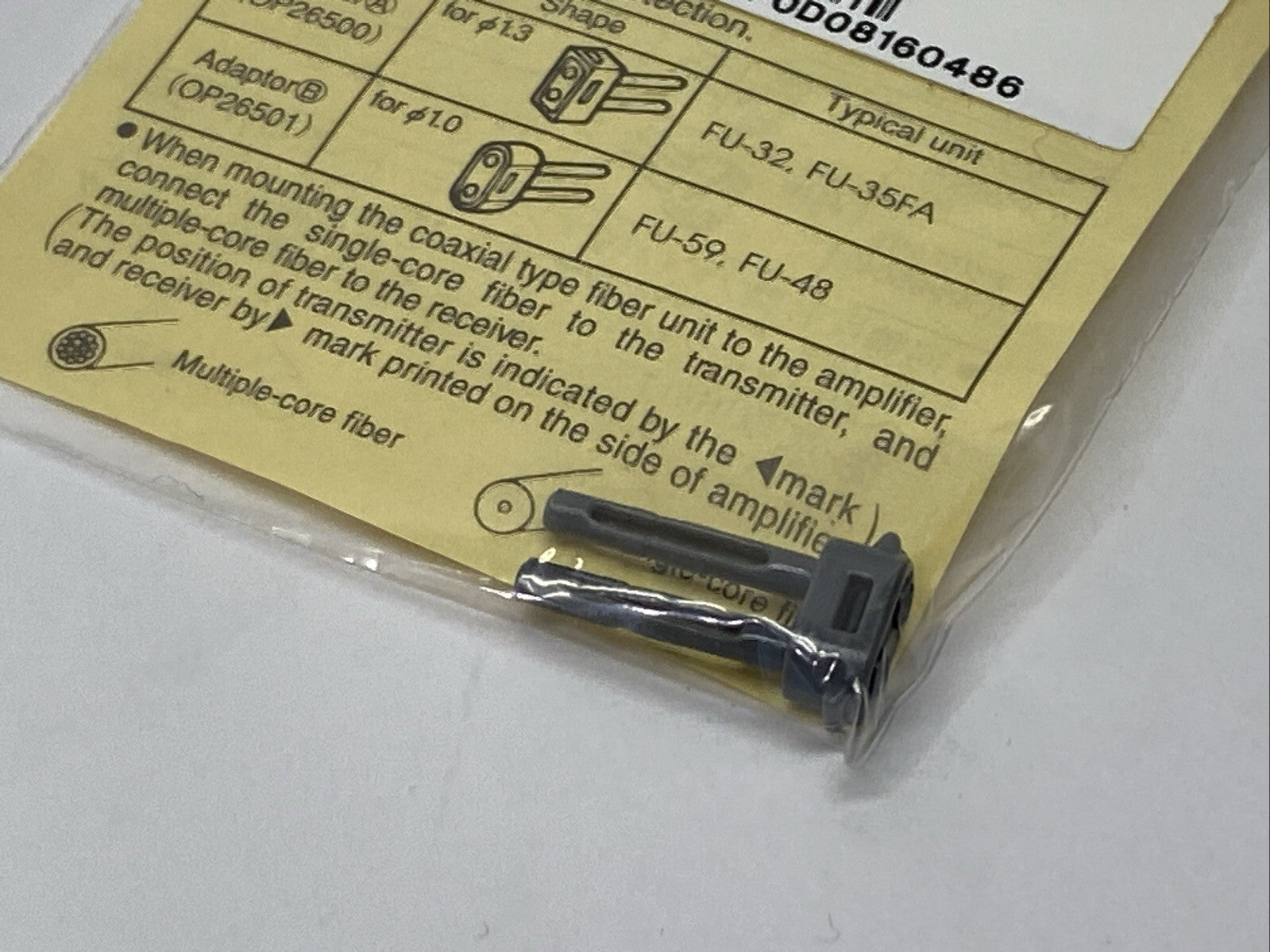 OP-26501 | Keyence Adapter B For f1 Fiber Unit LOT OF 3 - New - Maverick Industrial Sales