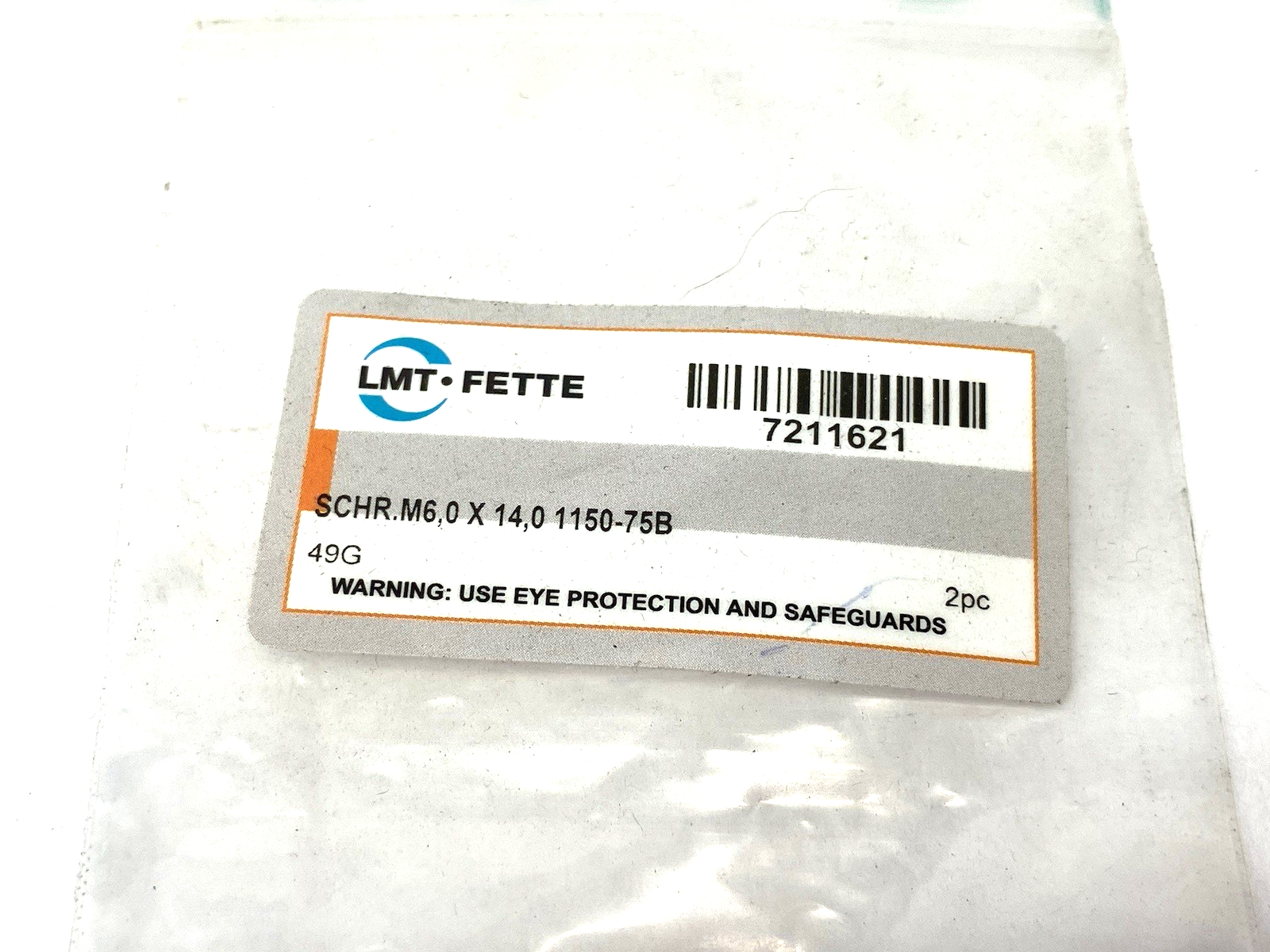 LMT Fette 7211621 Indexable Screw Set SCHR.M6,0X14,0 1150-75B - Maverick Industrial Sales