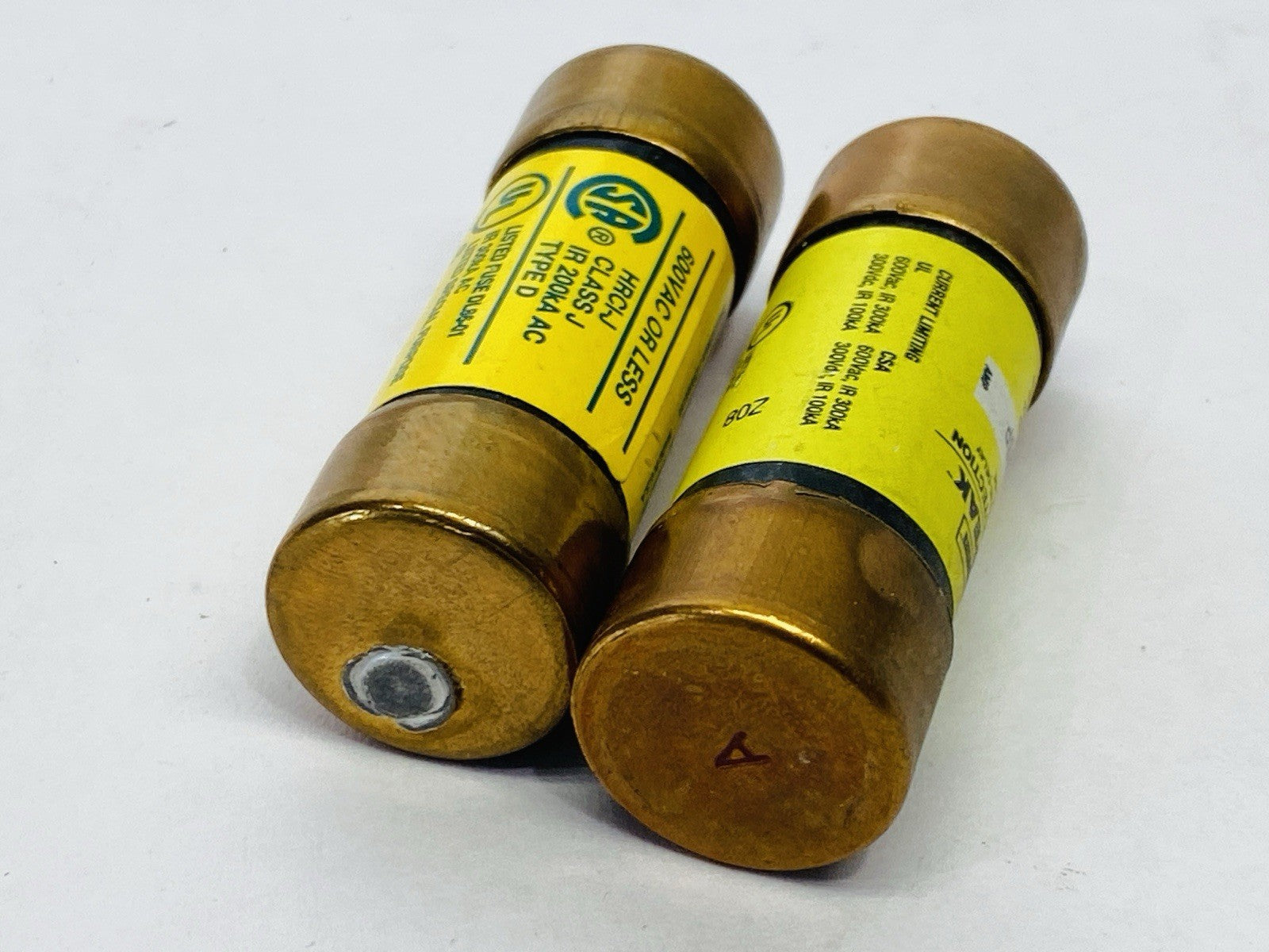 Bussmann LPJ-4SP Low-Peak Dual Element Time Delay Fuse 4A 600VAC LOT OF 2 - Maverick Industrial Sales