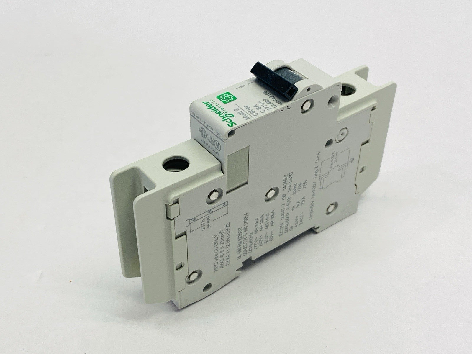 Schneider Electric M9F42108 Miniature Circuit Breaker 1P 8A 277V - Maverick Industrial Sales