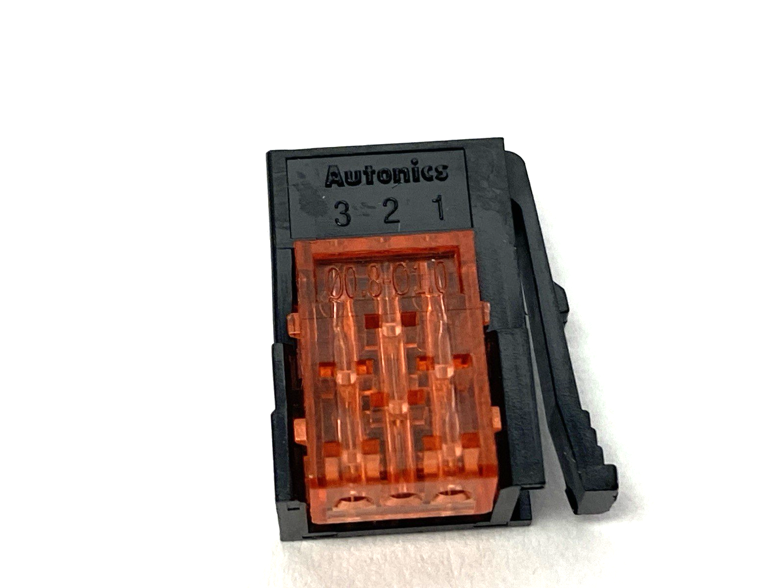 Autonics CNE-P03-RE Red Socket Sensor Connector Male 3-Pin AWG24-26 LOT OF 10 - Maverick Industrial Sales