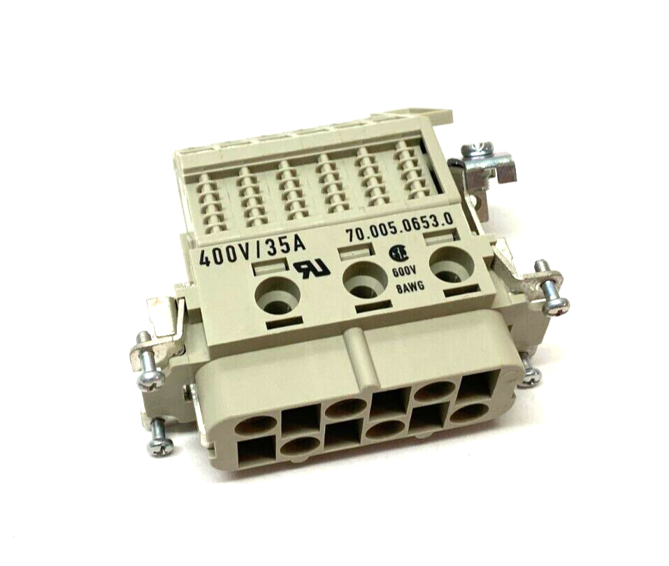 Wieland 70.005.0653.0 Revos Multi-Pole Adapter POW BAS WR 6 6,0 40 AG - Maverick Industrial Sales