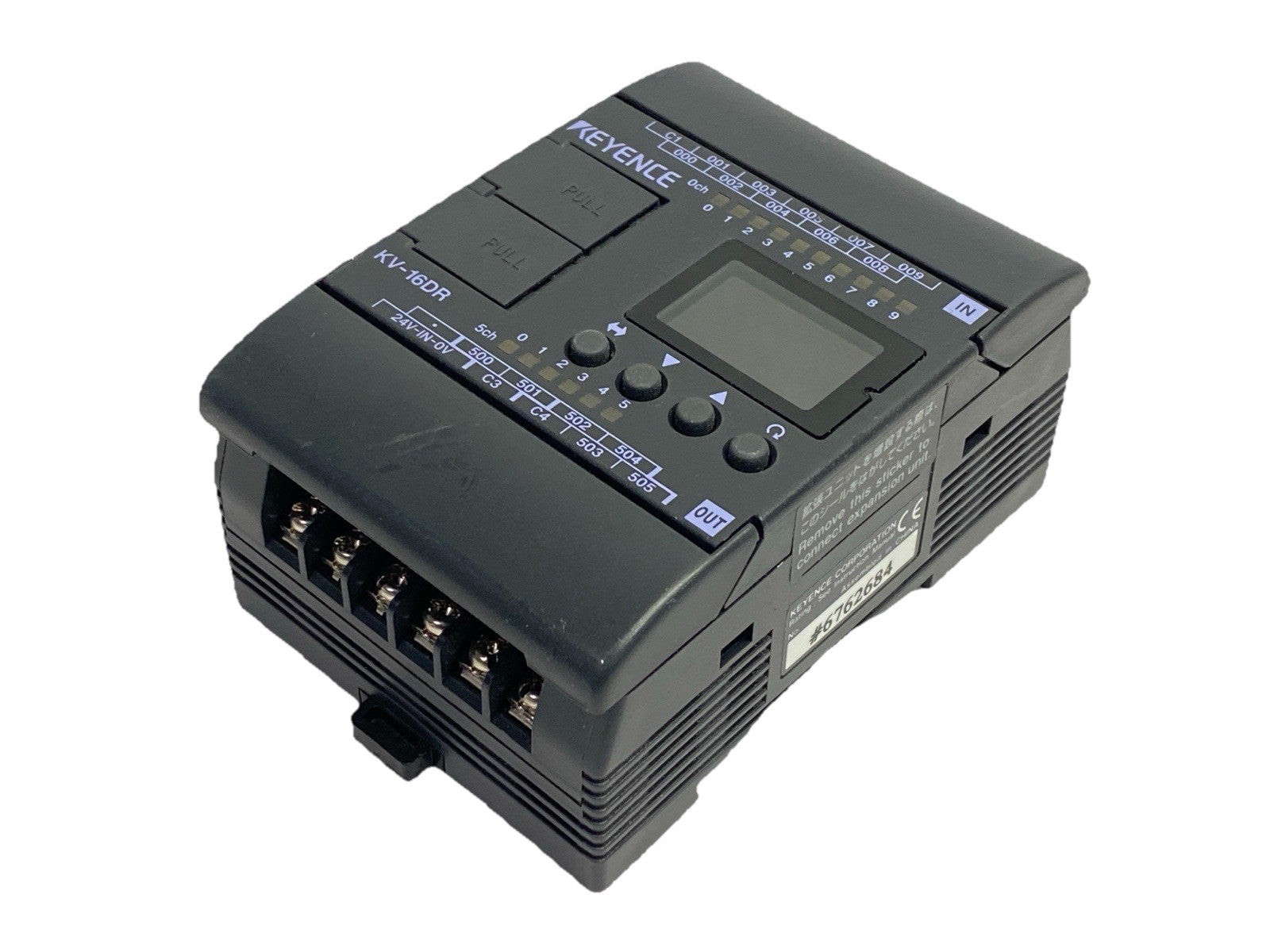 Keyence KV-16DR Programmable Logic Controller w/ Built-in Display Base Unit - Maverick Industrial Sales