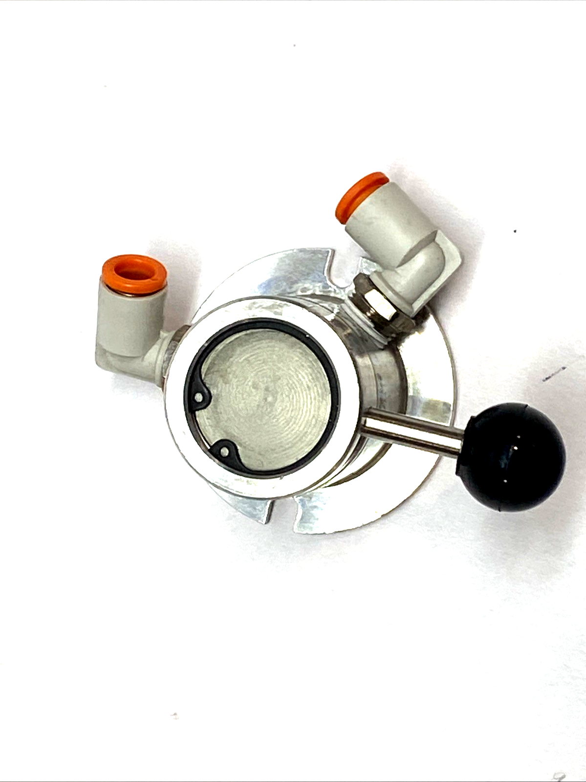 MHL-4 | Mead 4-Way Ball Handle Pneumatic Valve 1/8" NPT 150 PSI - Used - Maverick Industrial Sales