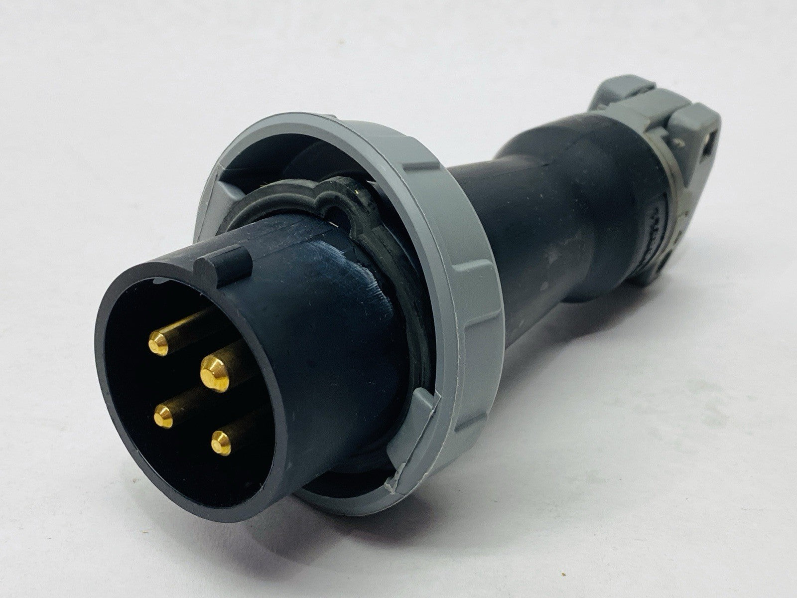 Hubbell HBL420P5W IEC Pin And Sleeve Plug Industrial Grade Male Plug 20A 3P - Maverick Industrial Sales