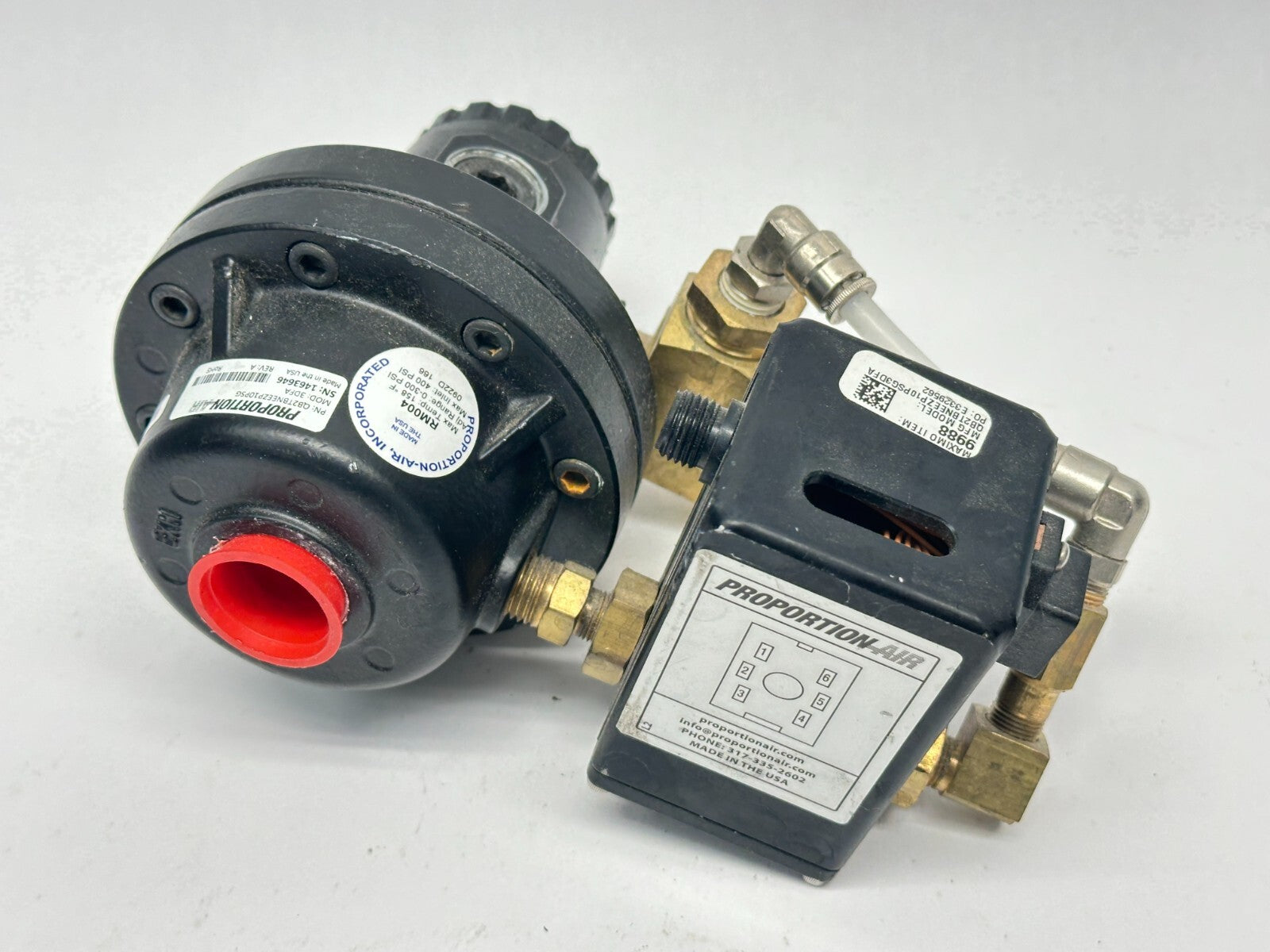 Proportion Air QB2TBNEEZP10PSG Pressure Control Valve 3DFA w/ RM004 Regulator - Maverick Industrial Sales