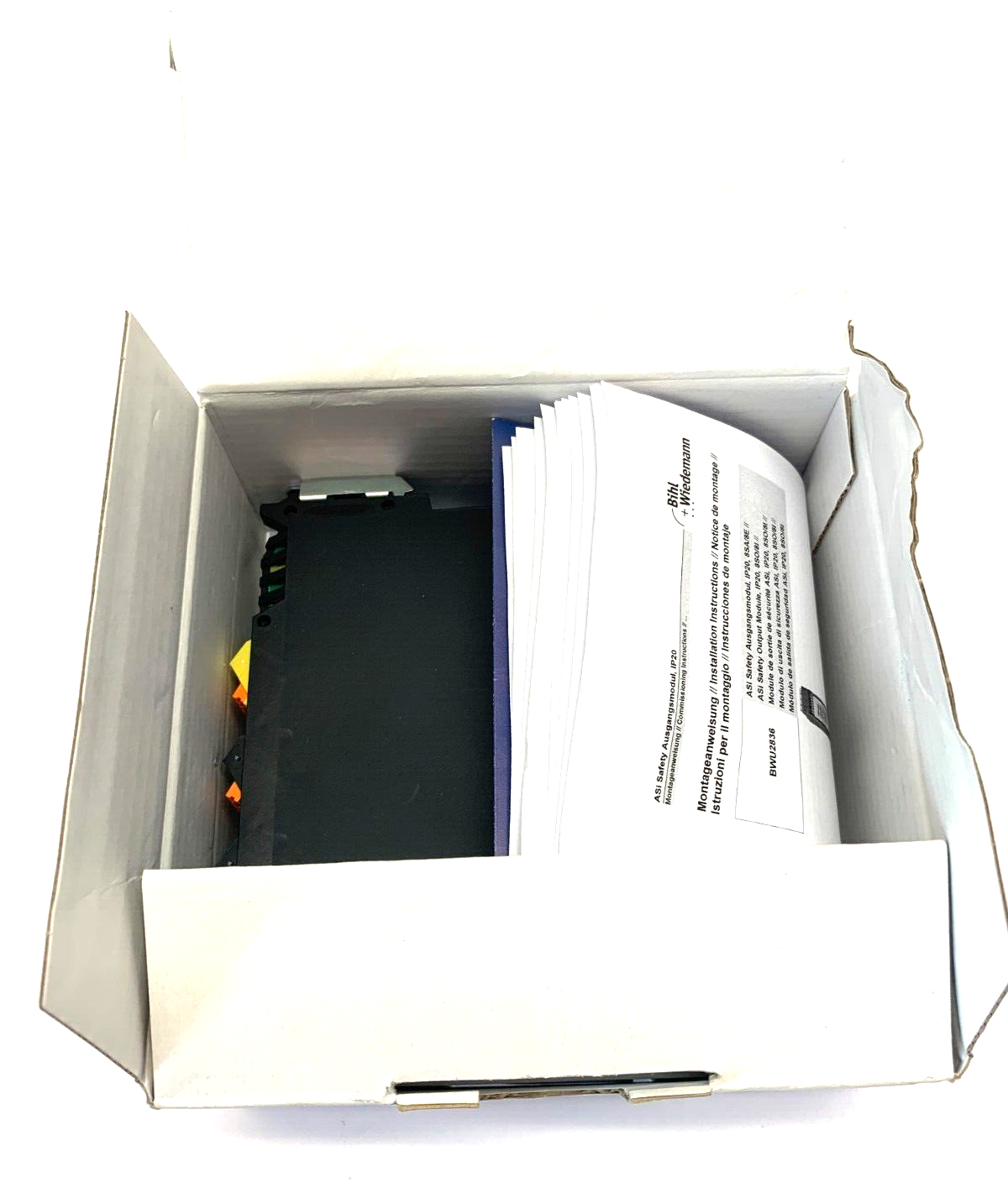 Bihl+Wiedemann BWU2836 ASi Safety Output Module IP20 8SO/8I 18947 - Maverick Industrial Sales
