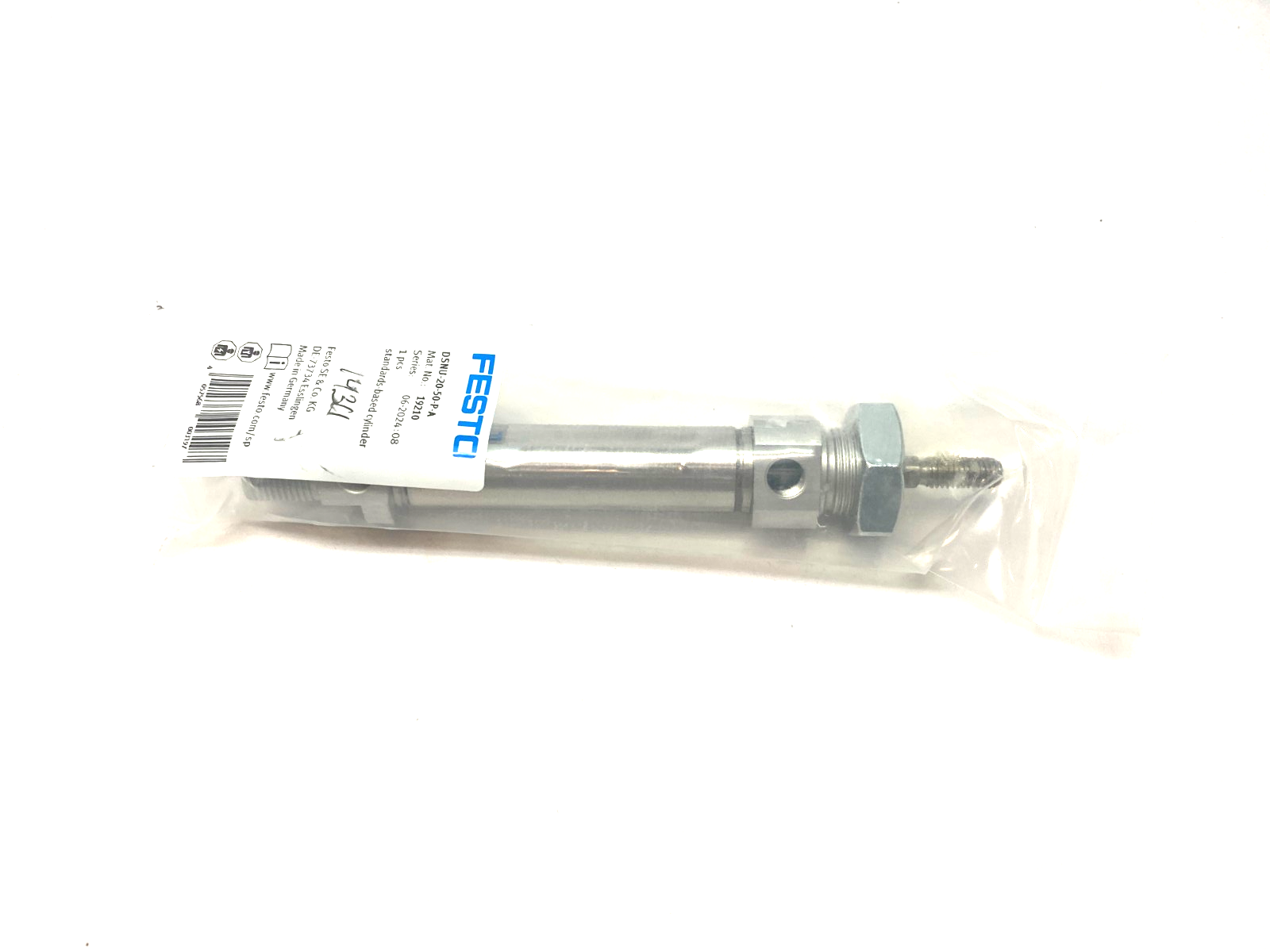 Festo DSNU-20-50-P-A Round Body ISO Cylinder 20mm Bore 50mm Stroke 19210 - Maverick Industrial Sales