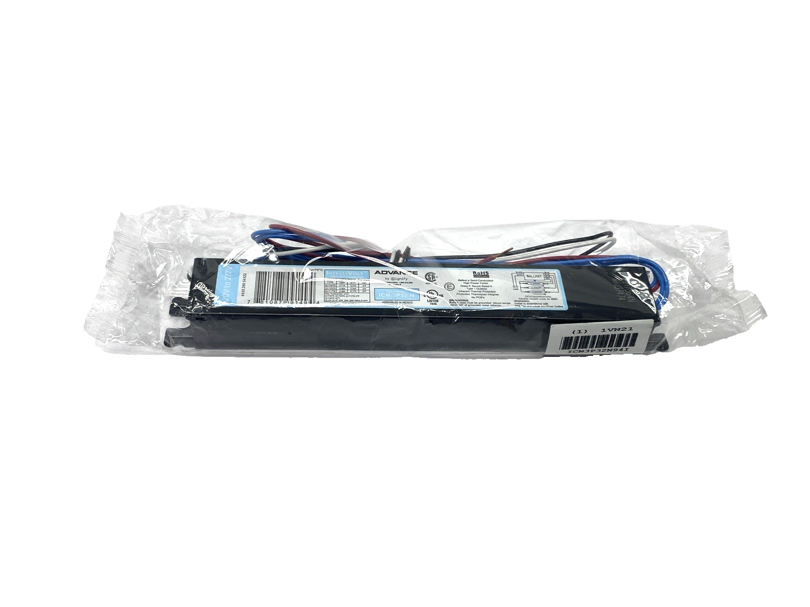 Advance ICN-3P32-N Centium Electronic Lighting Ballast 120V-277V - Maverick Industrial Sales