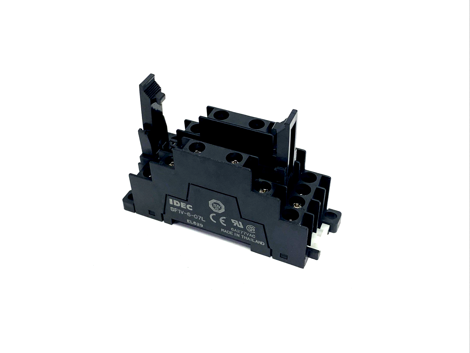 IDEC SF1V-6-07L Relay Socket/Base, DIN Mount 6Pole RF1V 6A 277VAC - Maverick Industrial Sales