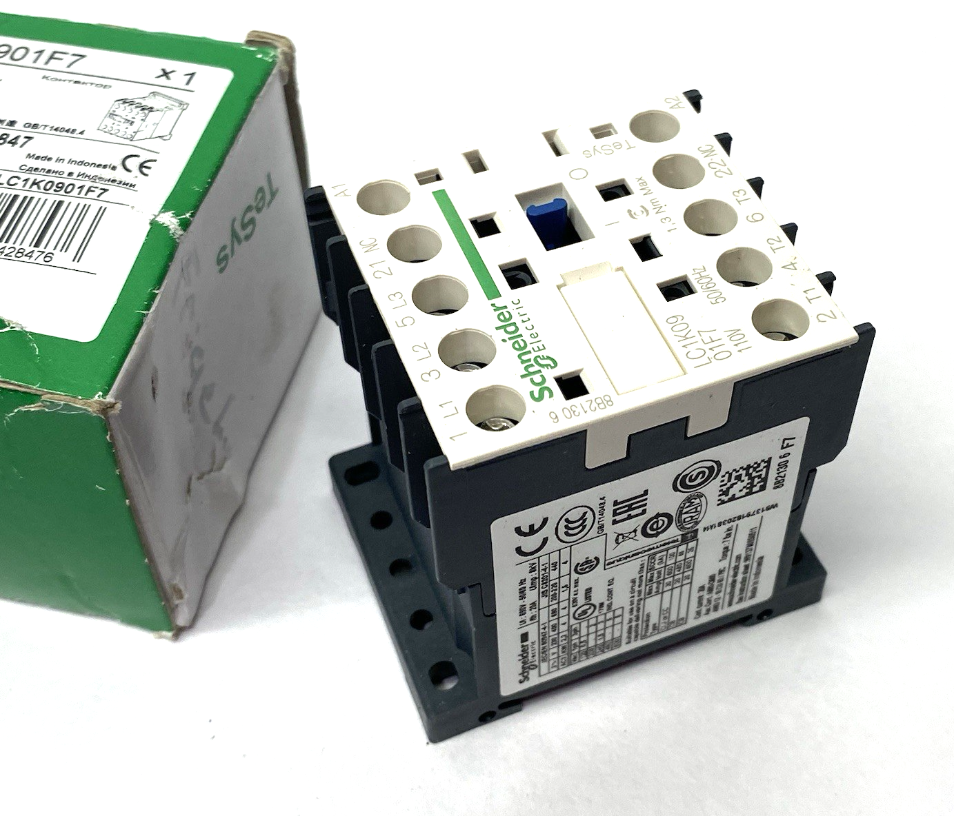 Schneider Electric LC1K0901F7 Contactor, TeSys K, 3P, AC-3 - Maverick Industrial Sales