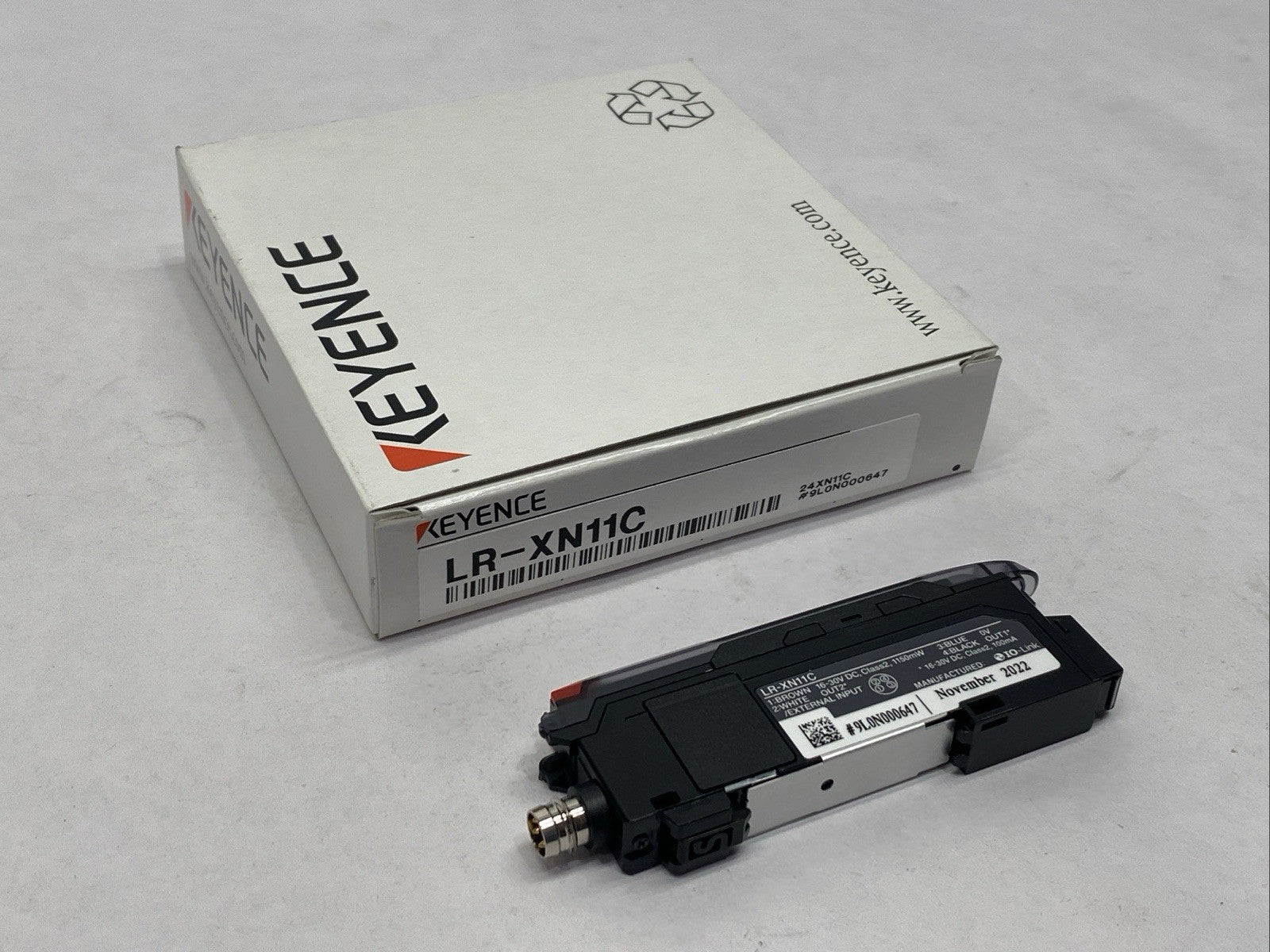 Keyence LR-XN11C Laser Amplifier Main Unit M8 Connector Type - Maverick Industrial Sales