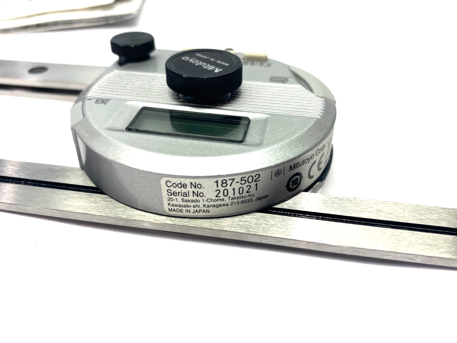 Mitutoyo 187-502 Digimatic Digital Universal Bevel Protractor 300mm BP-D300 - Maverick Industrial Sales