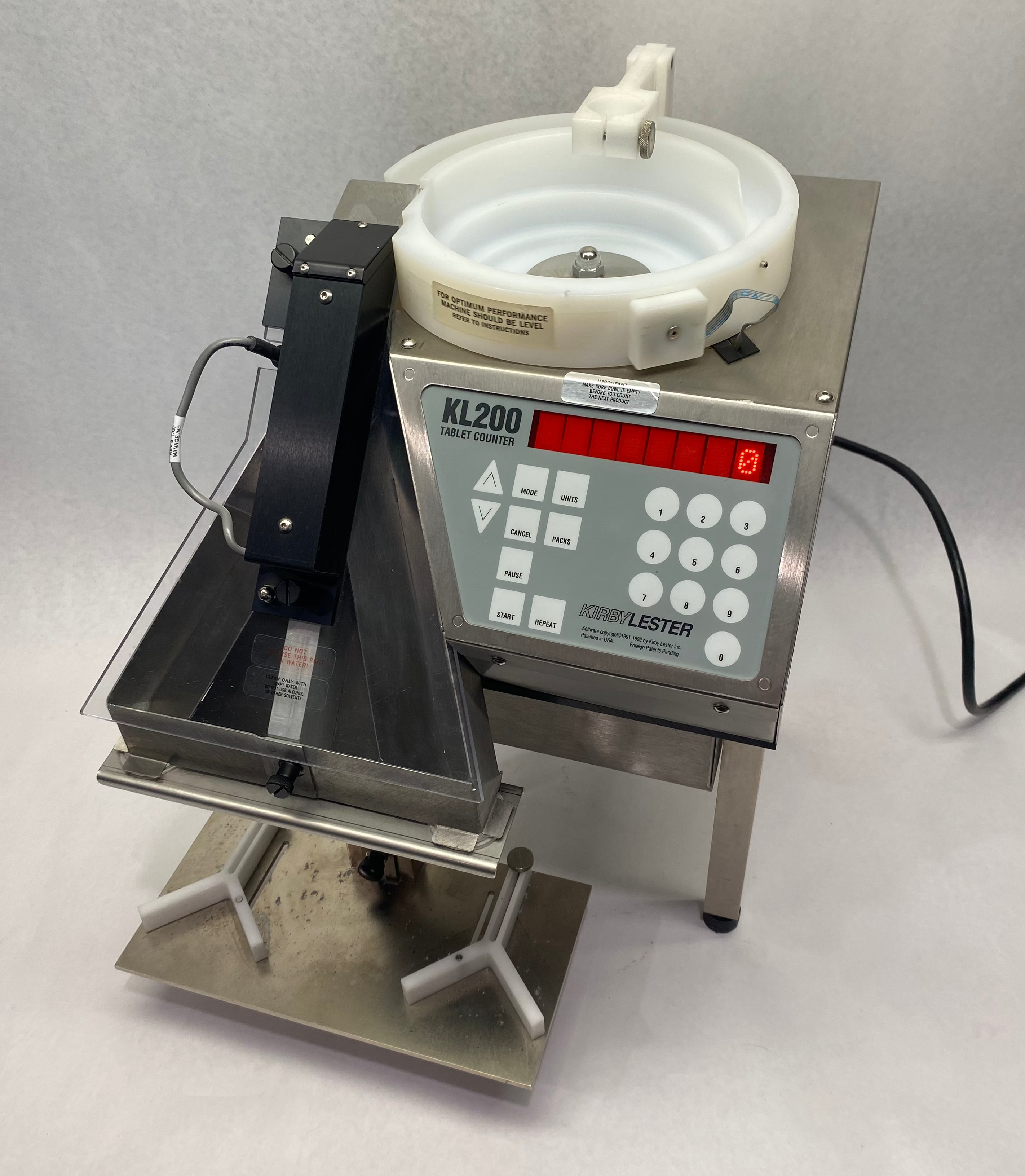 Kirby Lester KL200 Vibratory Bowl Pill/Tablet Counter, High-Capacity, Dual-Lane