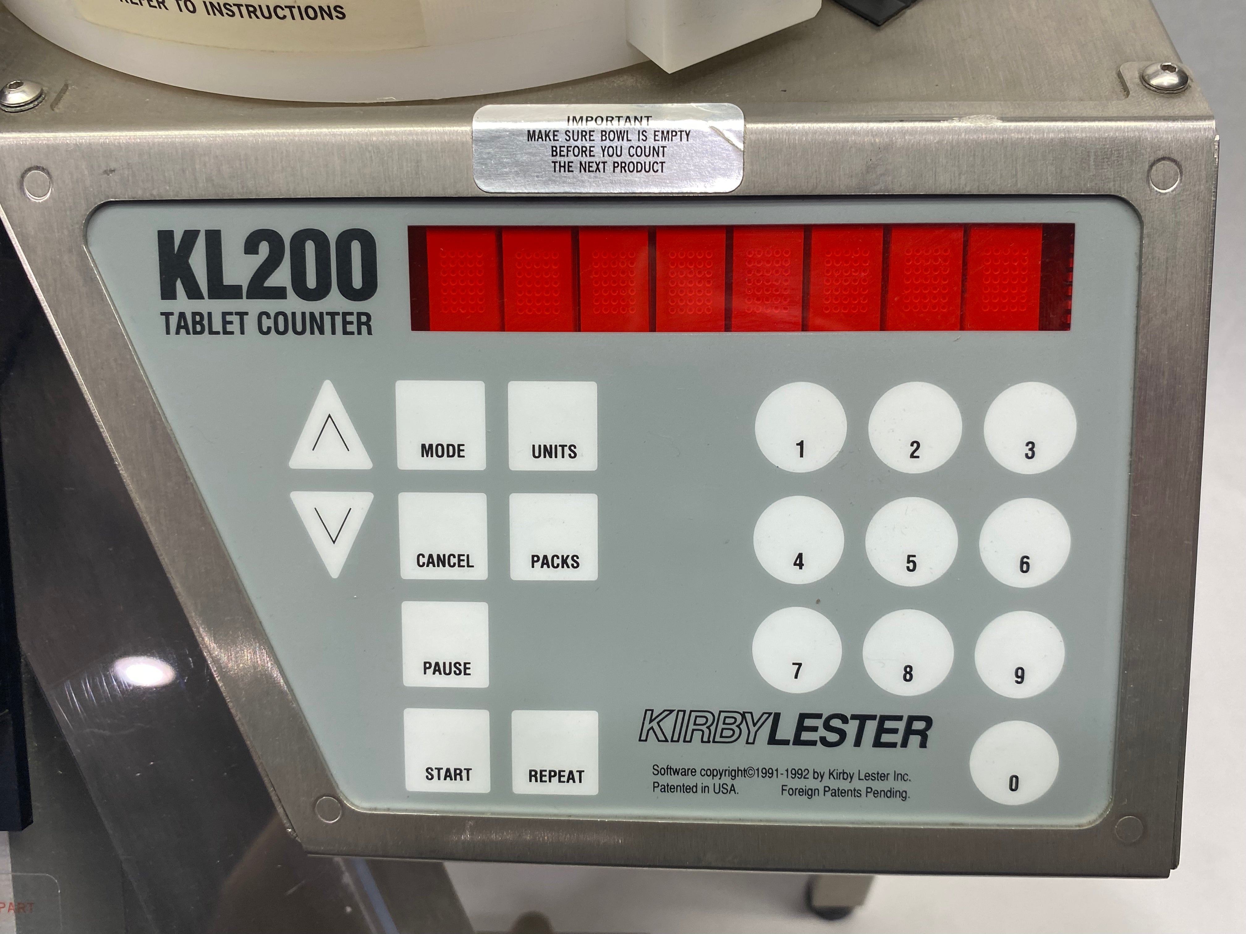 Kirby Lester KL200 Vibratory Bowl Pill/Tablet Counter, High-Capacity, Dual-Lane - Maverick Industrial Sales