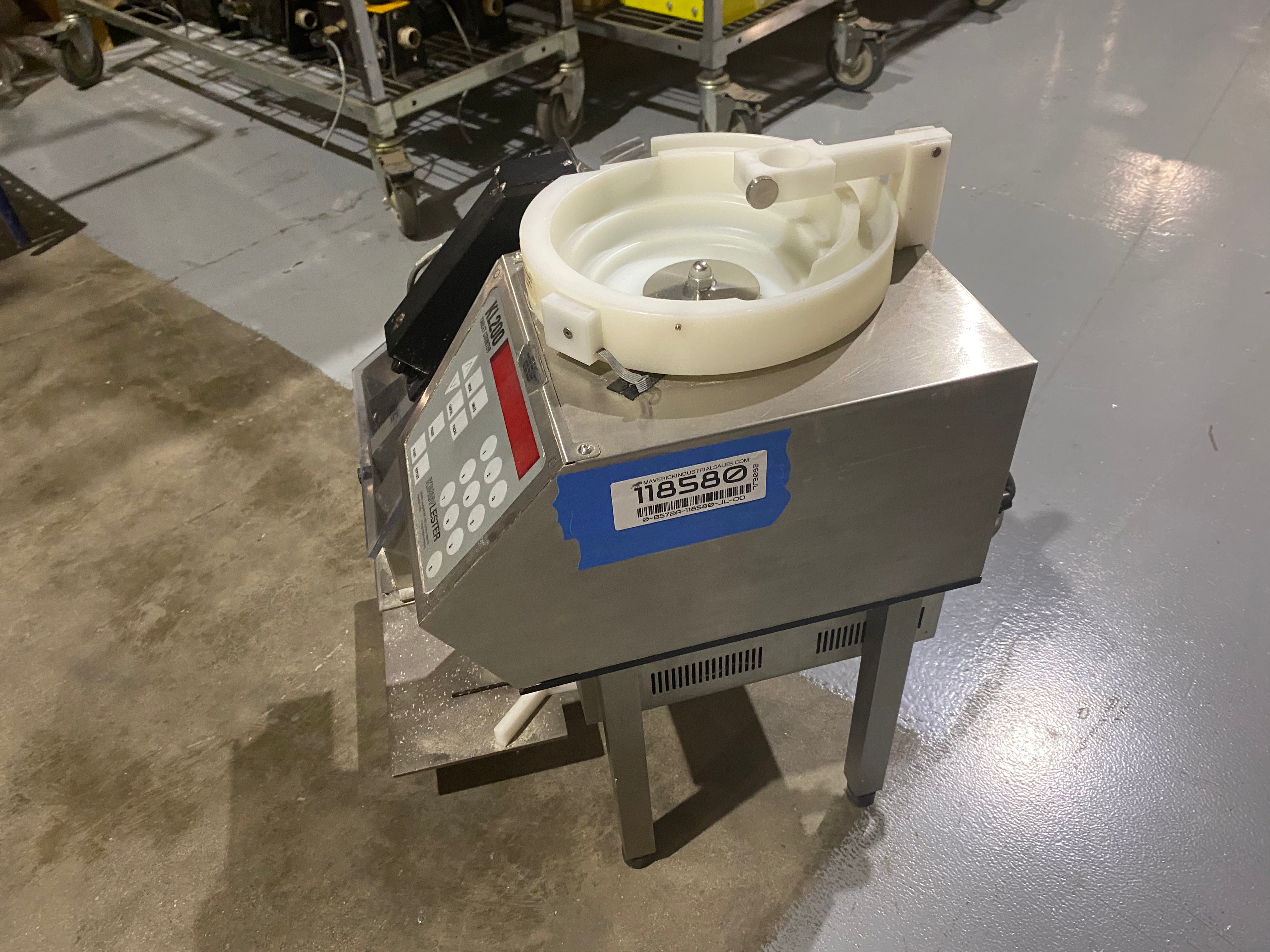 Kirby Lester KL 200 Vibratory Bowl Tablet/Pill Counter, High-Capacity, Dual-Lane