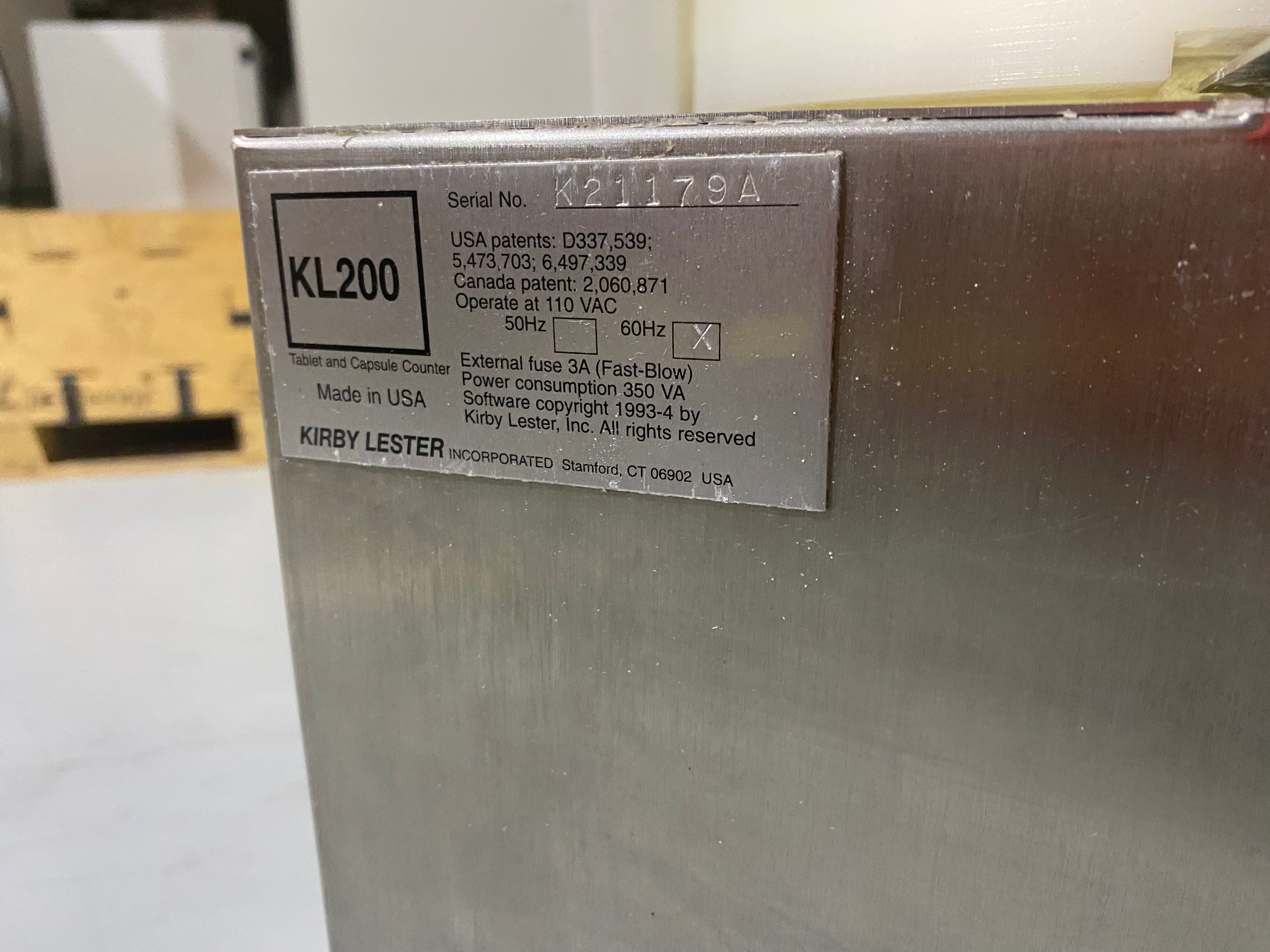 Kirby Lester KL 200 Vibratory Bowl Tablet/Pill Counter, High-Capacity, Dual-Lane