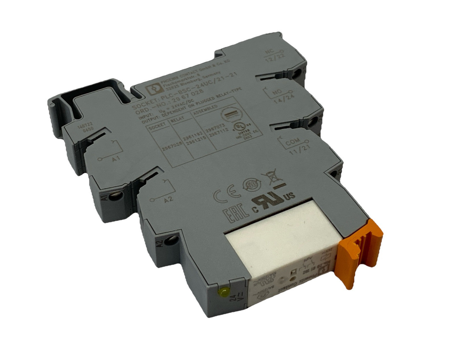 PLC-RSC- 24UC/21-21 | Phoenix Contact PLC-RSC- 24UC/21-21 Relay Module ...